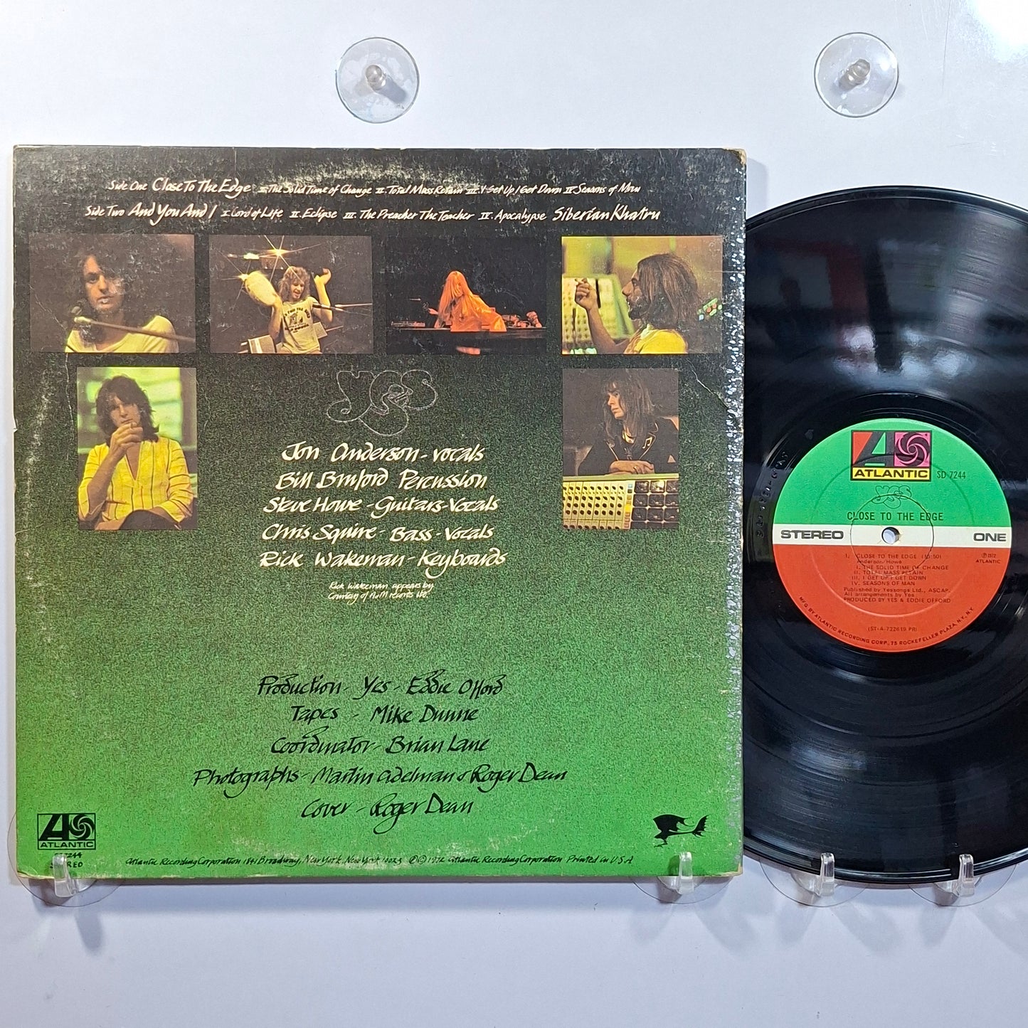 lp Yes Close To The Edge made usa 1972 gatefold rock