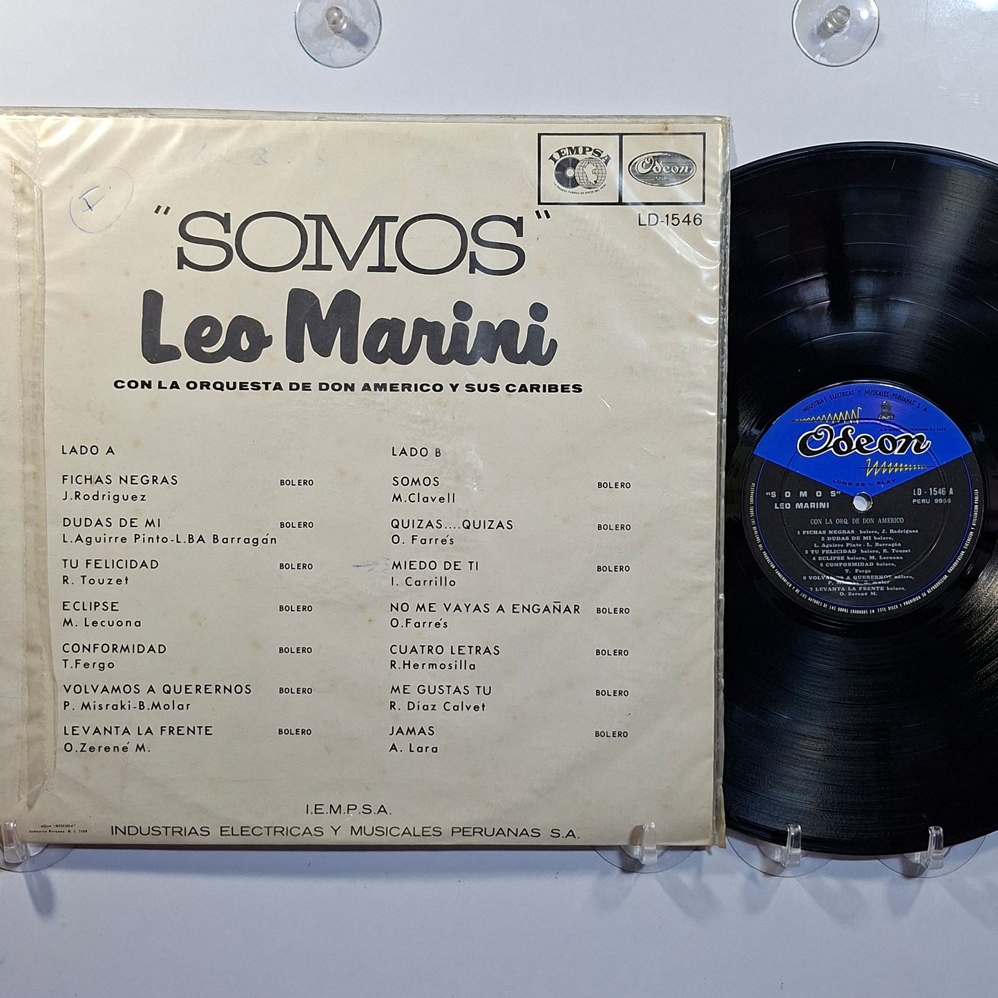 lp Leo Marini Somos made peru 1965 latin bolero