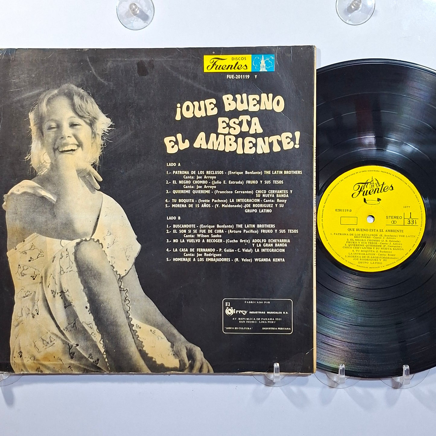 lp que bueno esta el ambiente The Latin Brothers Fruko Y Sus Tesos La Integracion varios made peru 1977 latin salsa