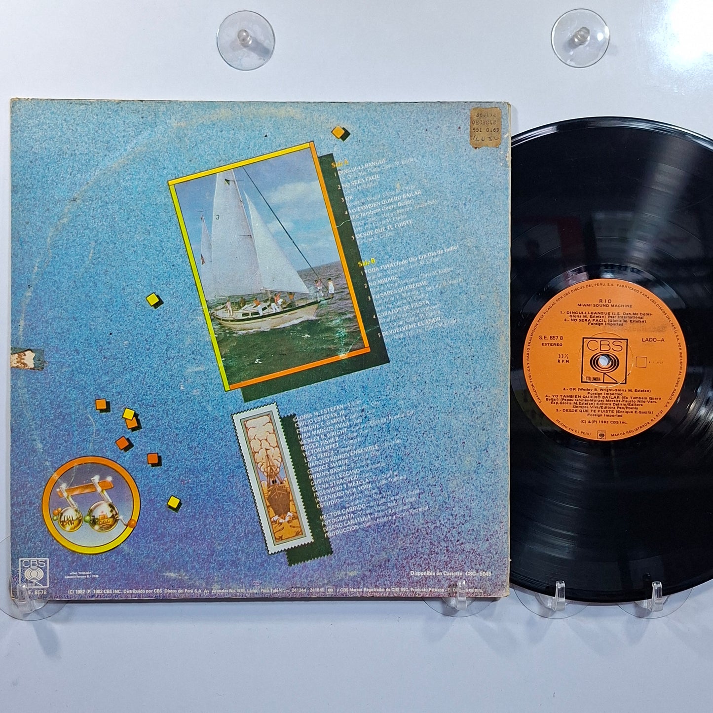 lp Miami Sound Machine Rio made peru 1982 electronic latin pop