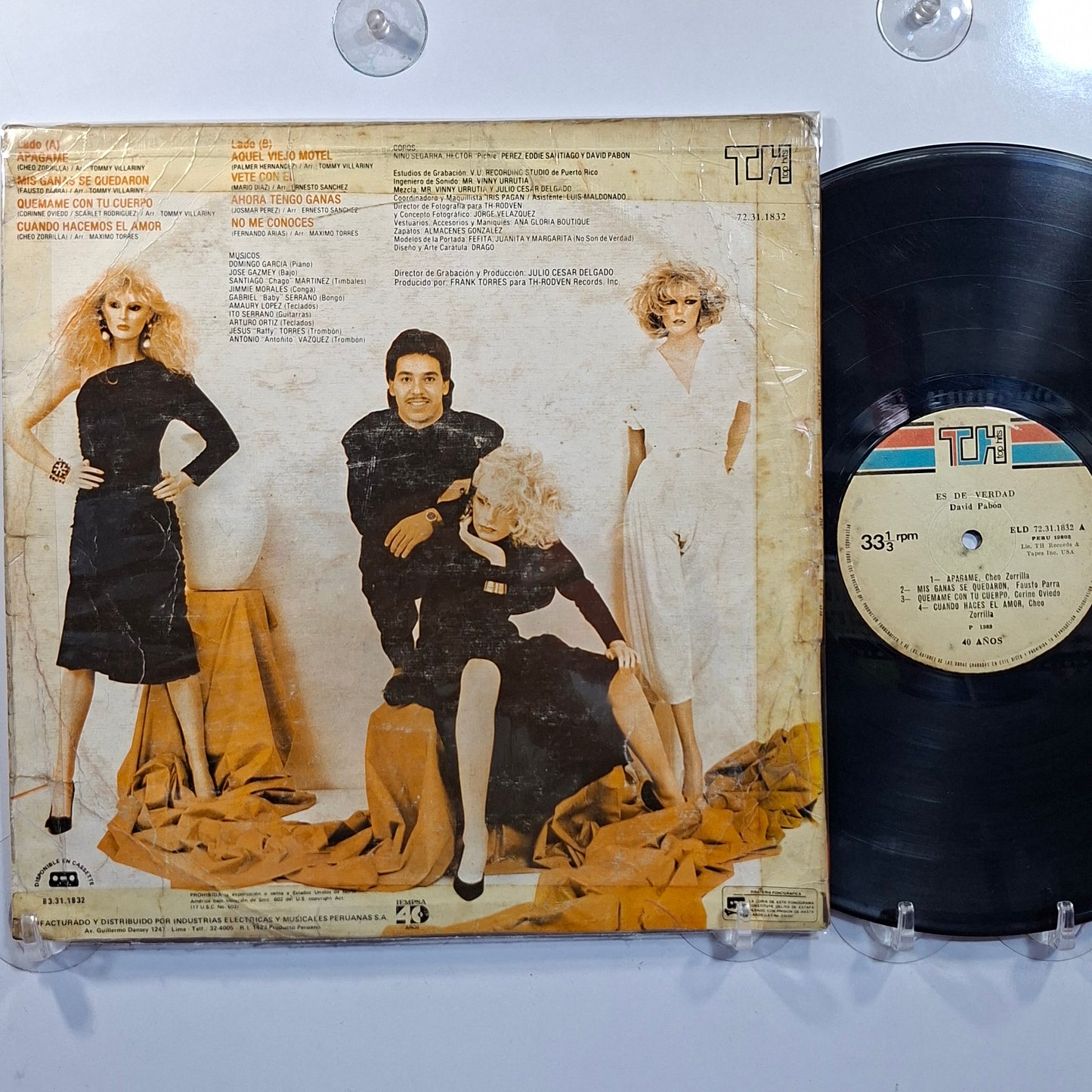 lp David Pabon Es De Verdad made peru 1989 latin salsa