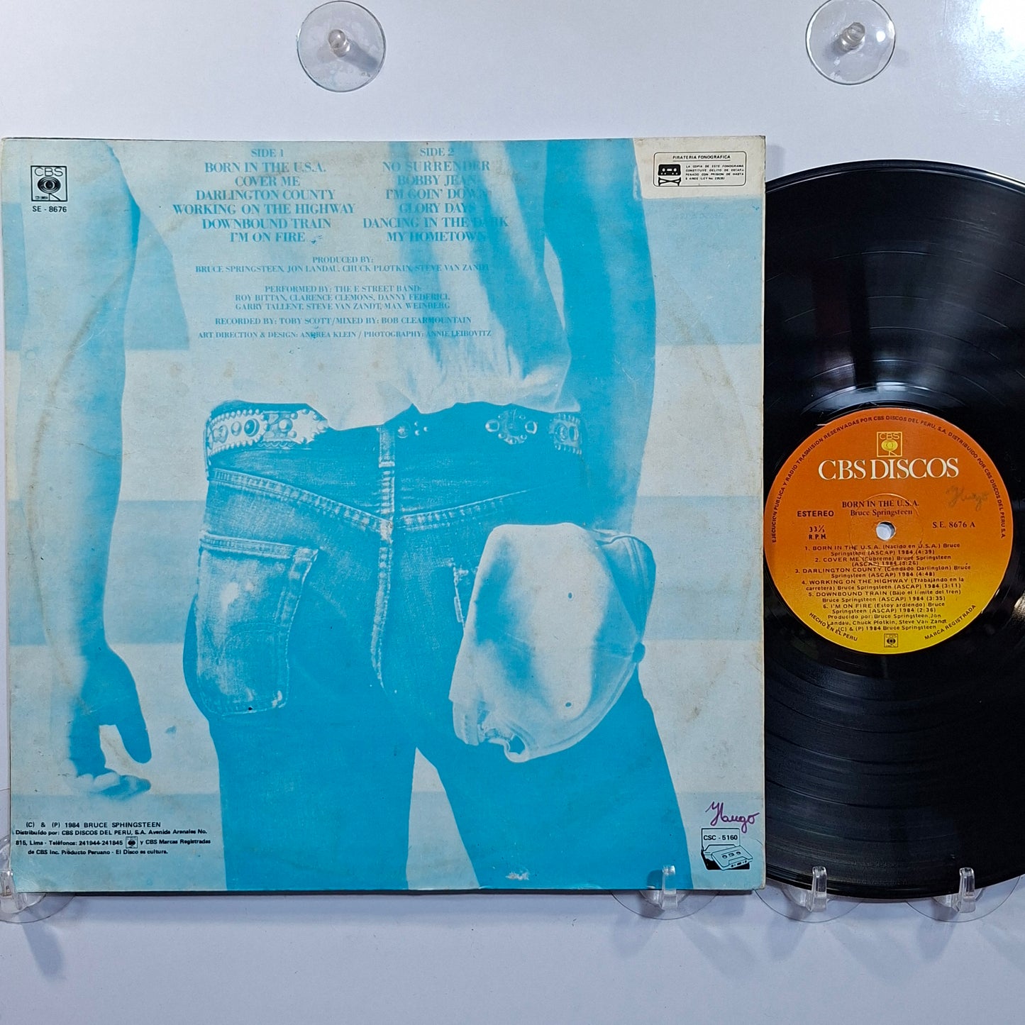 lp Bruce Springsteen Born In The U.S.A. made peru 1984 rock