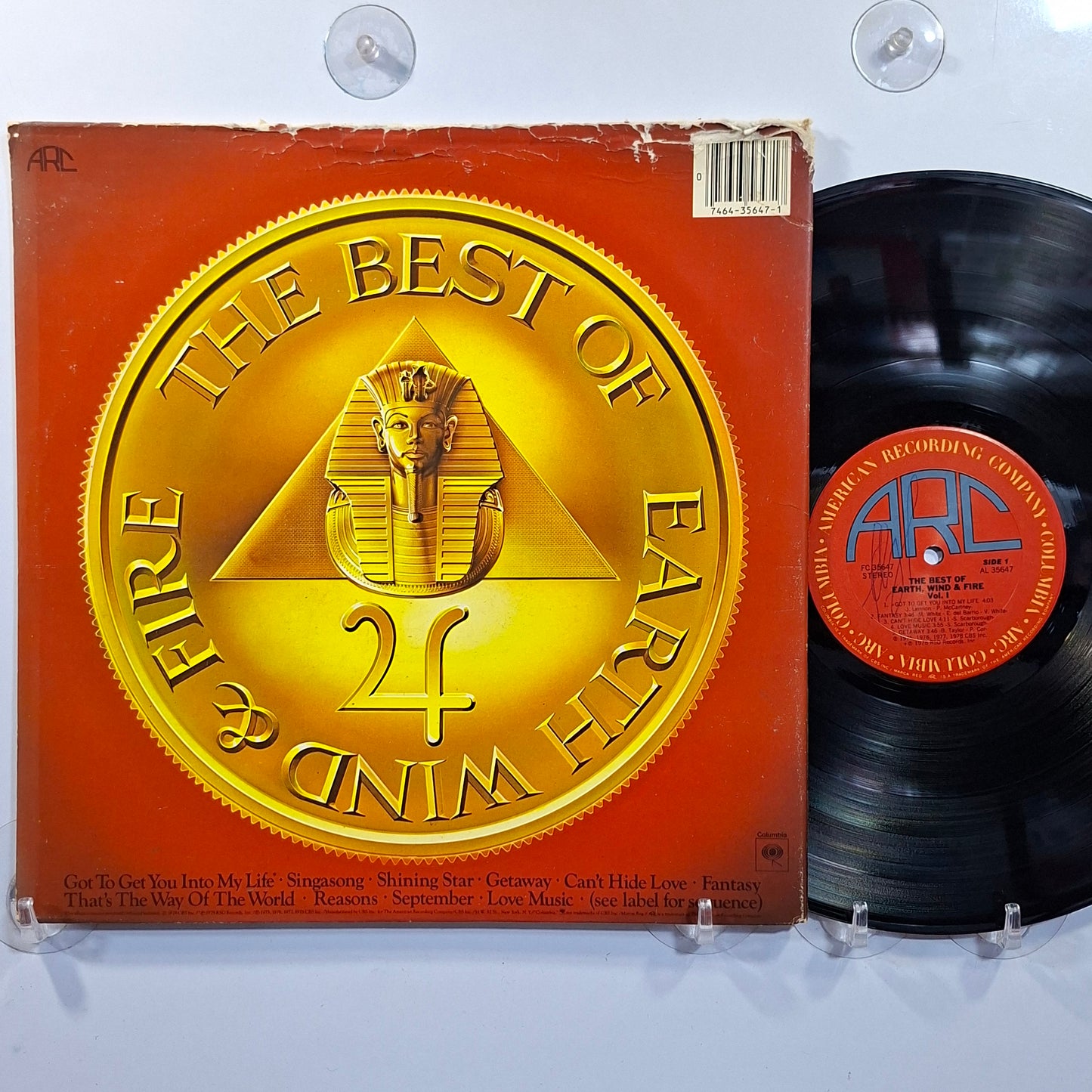 lp Earth Wind & Fire The Best Of Earth Wind & Fire Vol 1 made usa 1978 gatefold soul funk disco