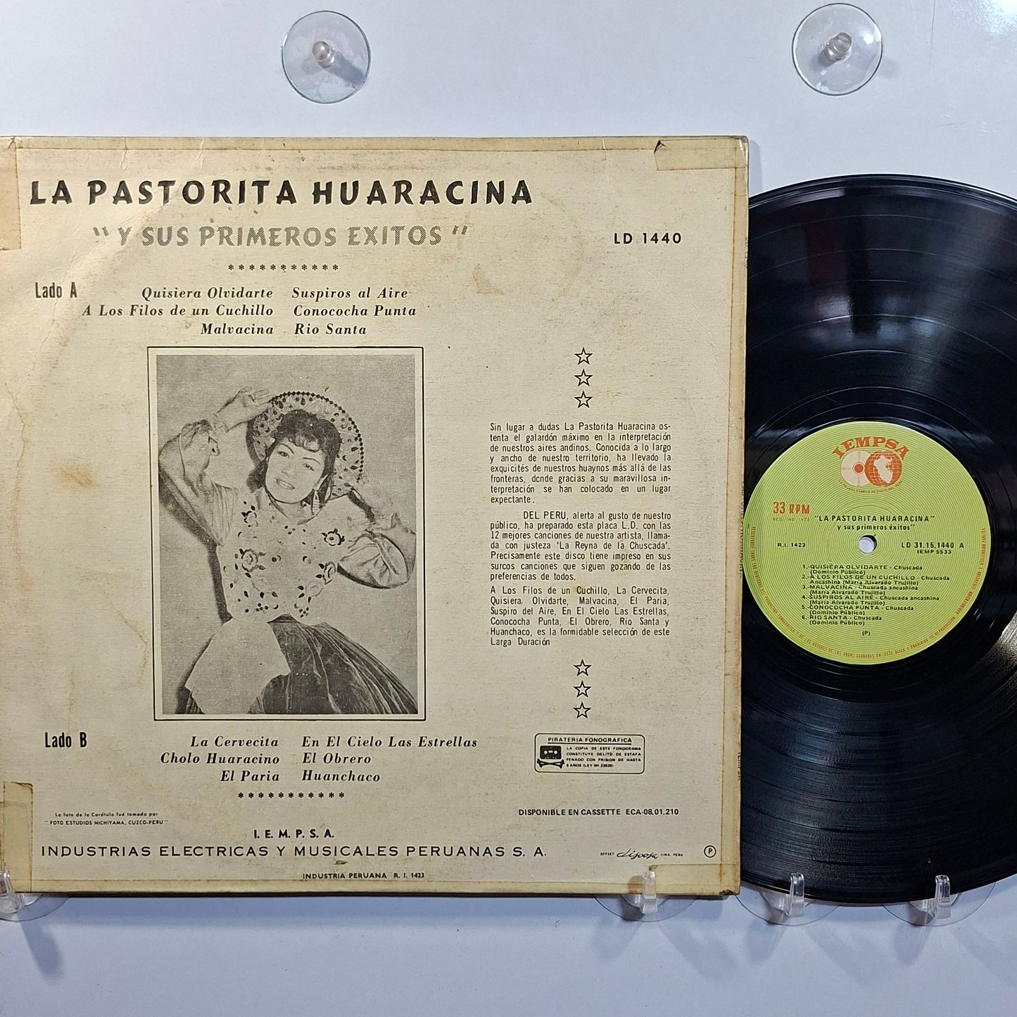 lp La Pastorita Huaracina Y Sus Primeros exitos made peru 1964 folk