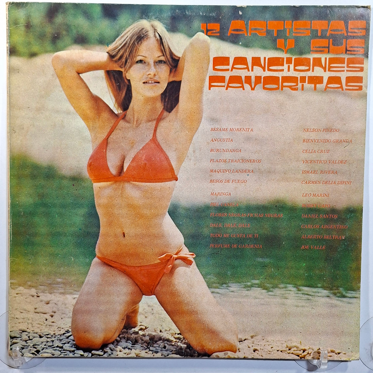 lp 12 artistas y sus canciones favoritas nelson pinedo ismael rivera celia cruz varios made peru 1980 tropical latin