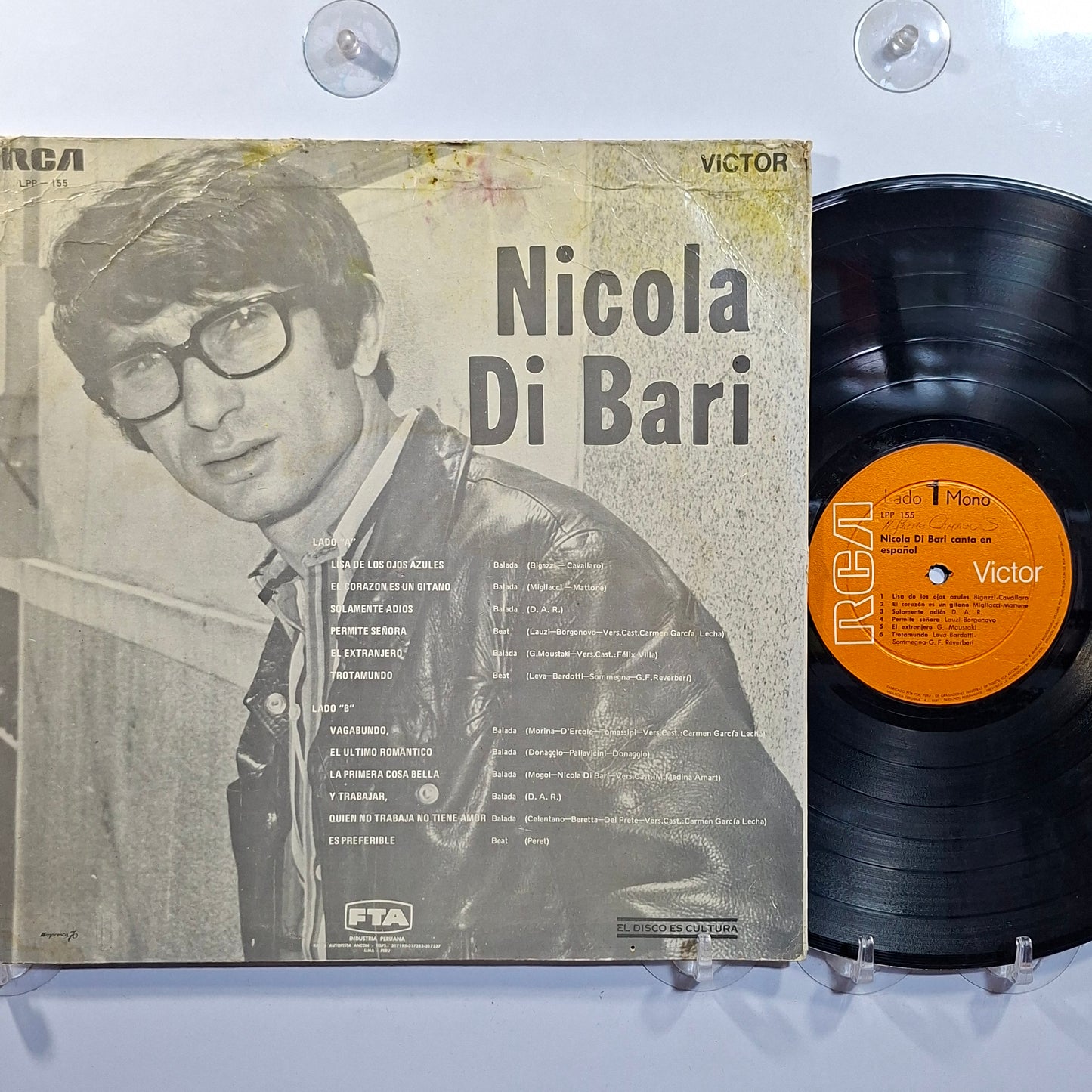 lp Nicola Di Bari Canta En Español made peru 1970 latin pop