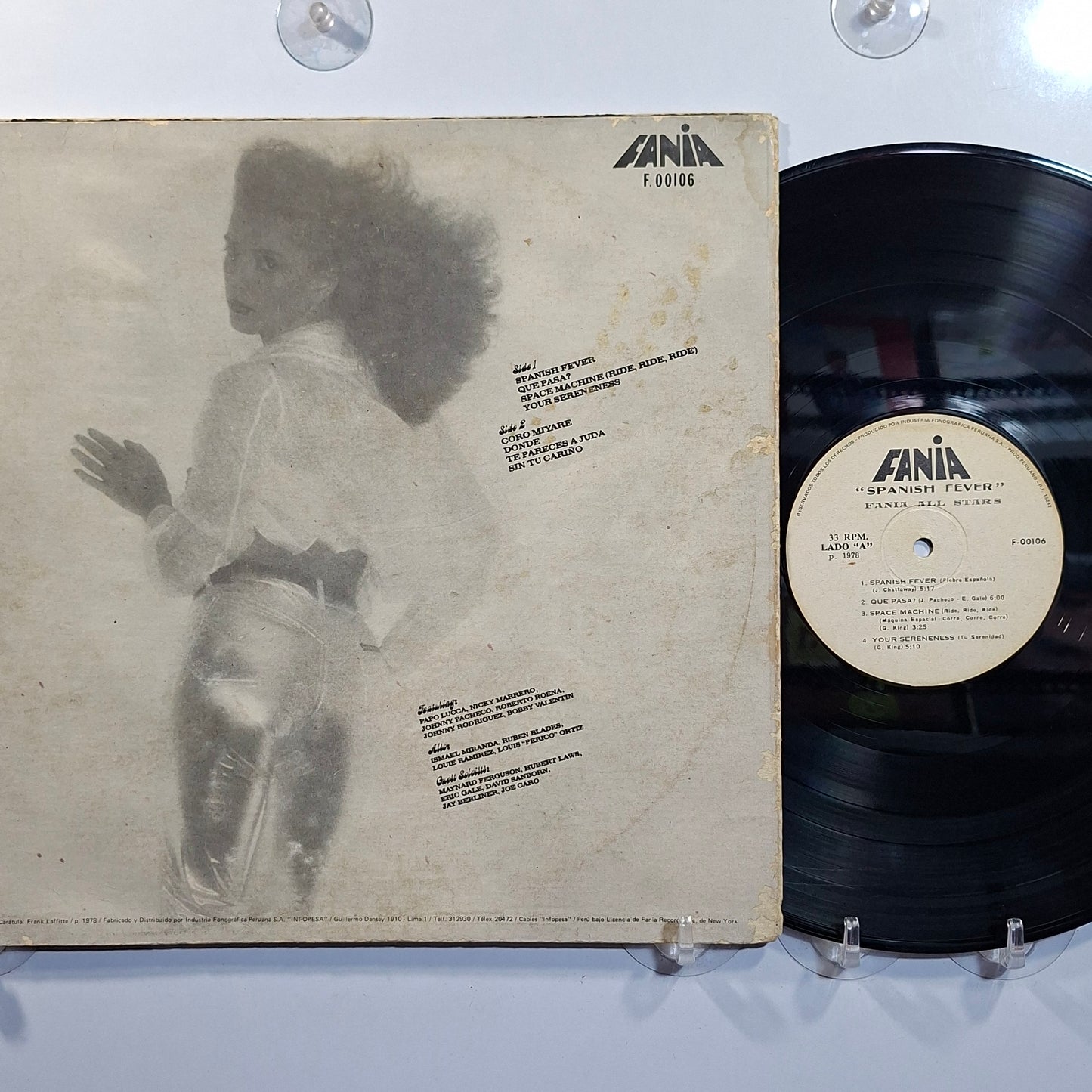 lp Fania All Stars Spanish Fever made peru 1978 salsa