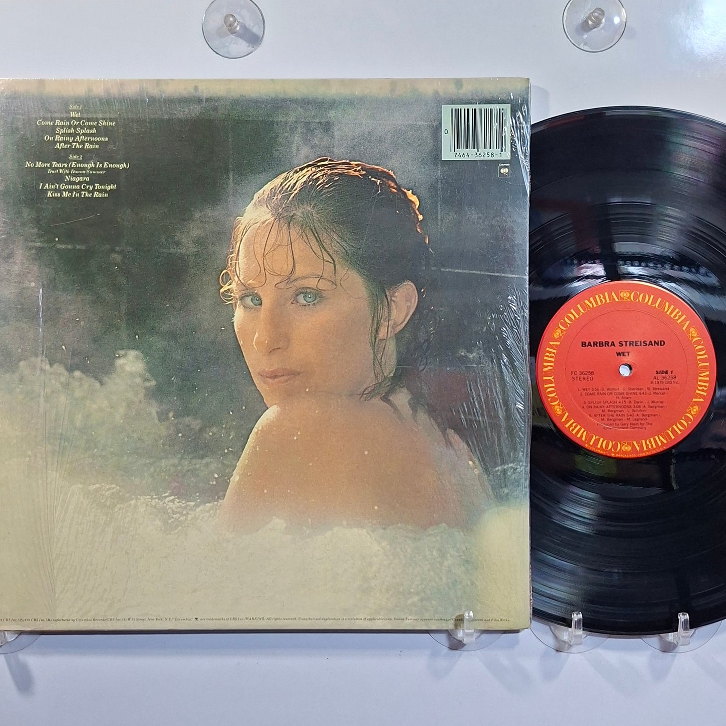 lp Barbra Streisand Wet made usa 1979 con insert funk soul pop
