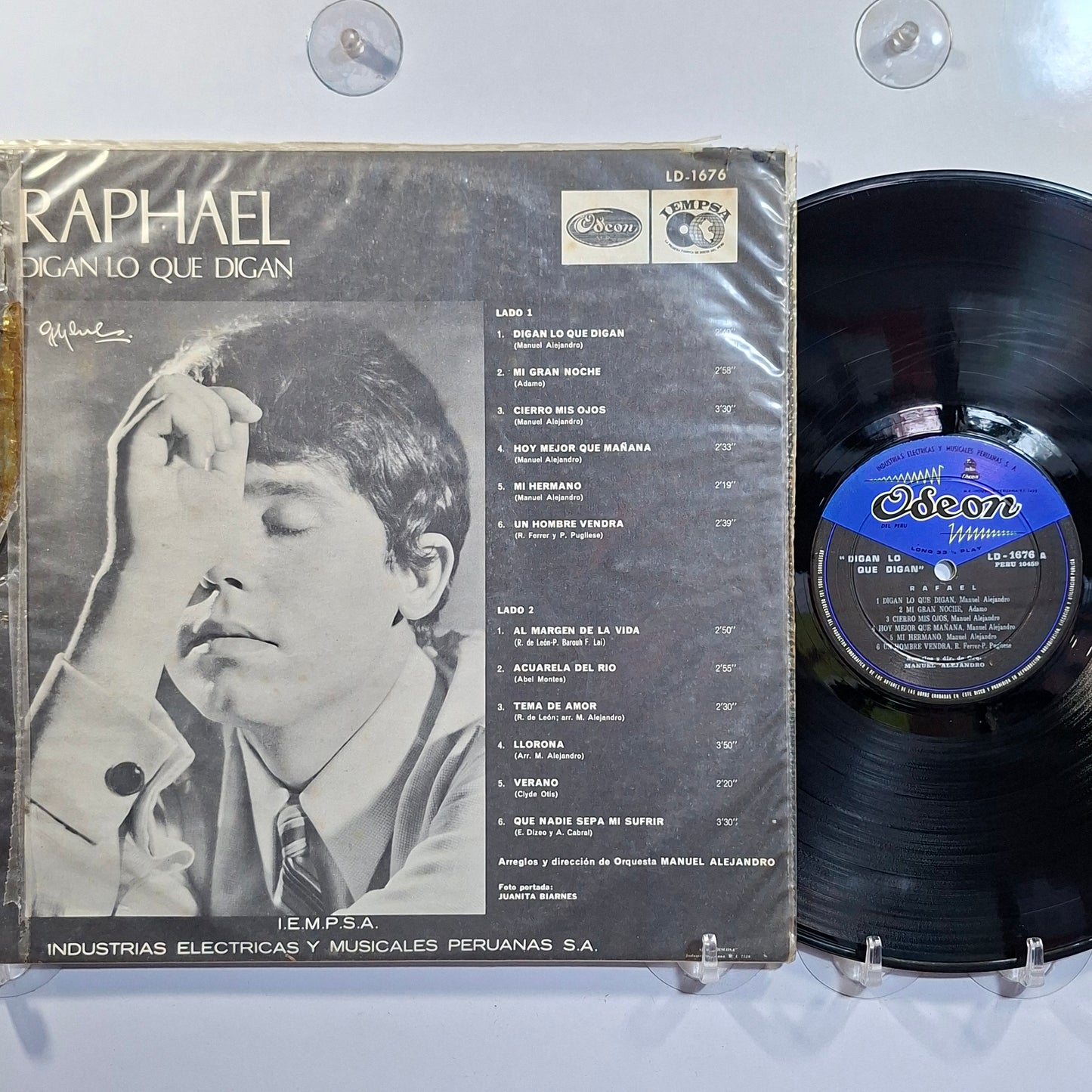 lp Raphael Digan Lo Que Digan made peru 1967 latin pop