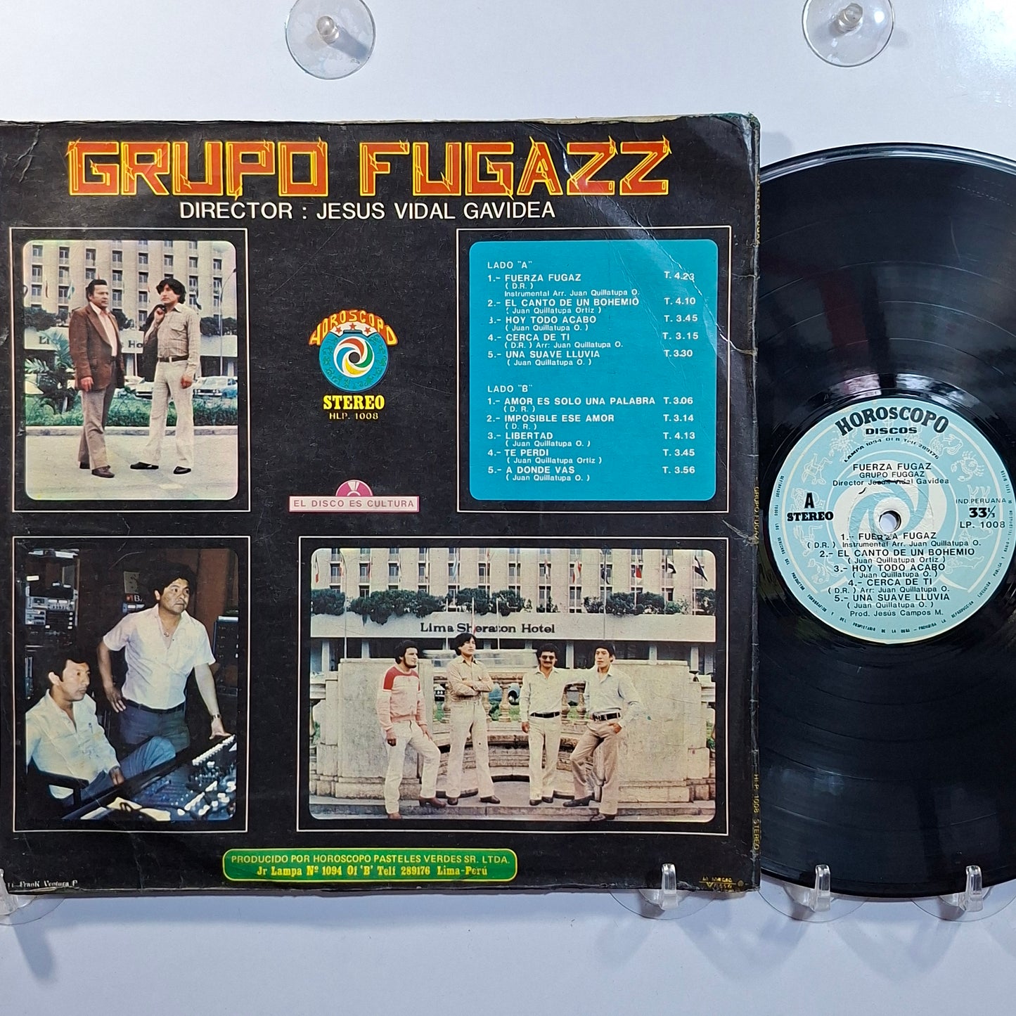 lp Grupo Fugazz Fuerza Fugaz made peru 1989 rock pop latin