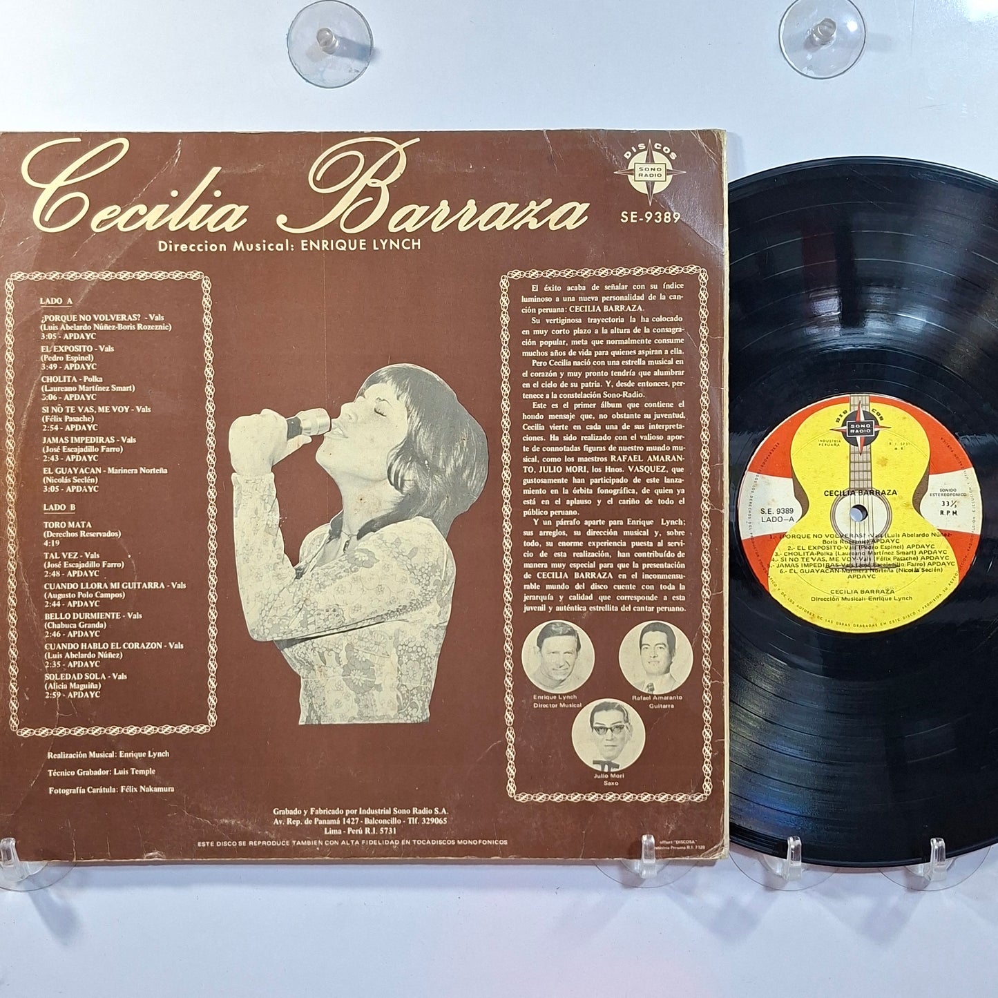 lp Cecilia Barraza Cecilia Barraza made peru 1971 criollo folk