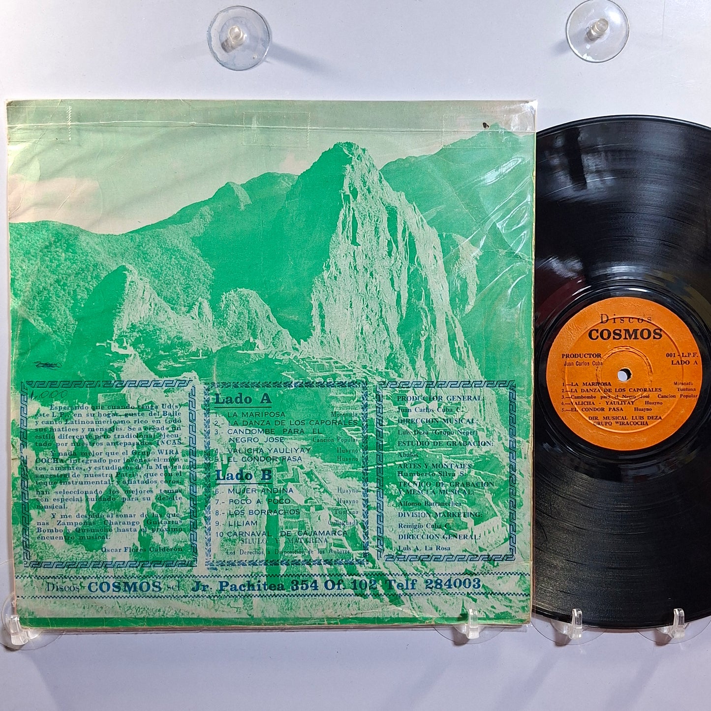 lp Grupo Wiracocha Grupo Wiracocha made peru 1970 andan folk