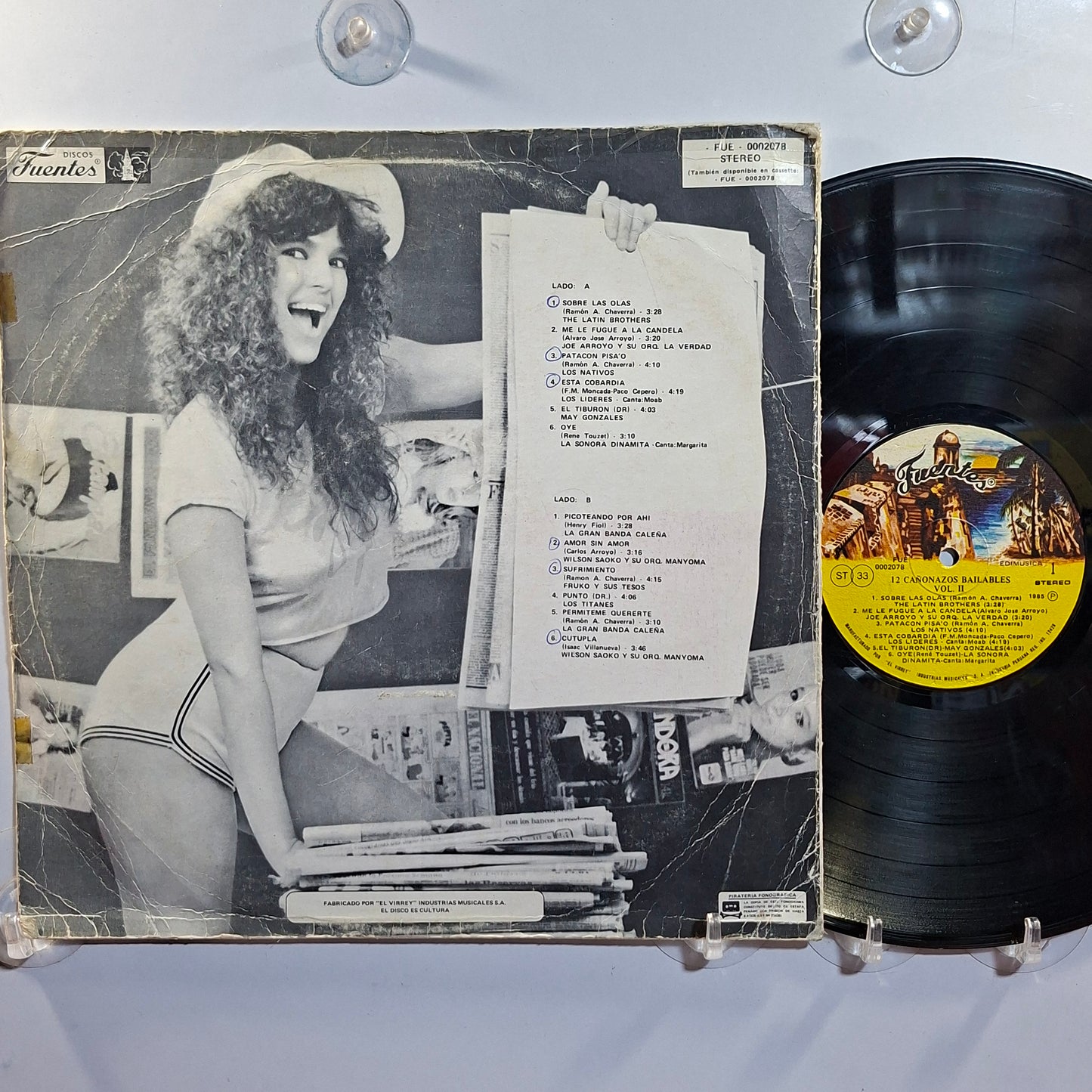 lp 12 cañonazos bailables vol 2 the latin brothers joe arroyo los titanes varios made peru 1985 salsa