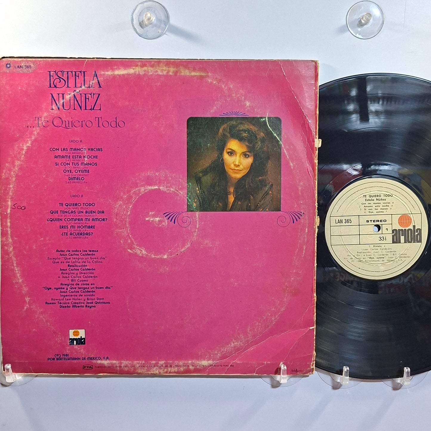 lp Estela Nuñez Te Quiero Todo made peru 1981 latin pop
