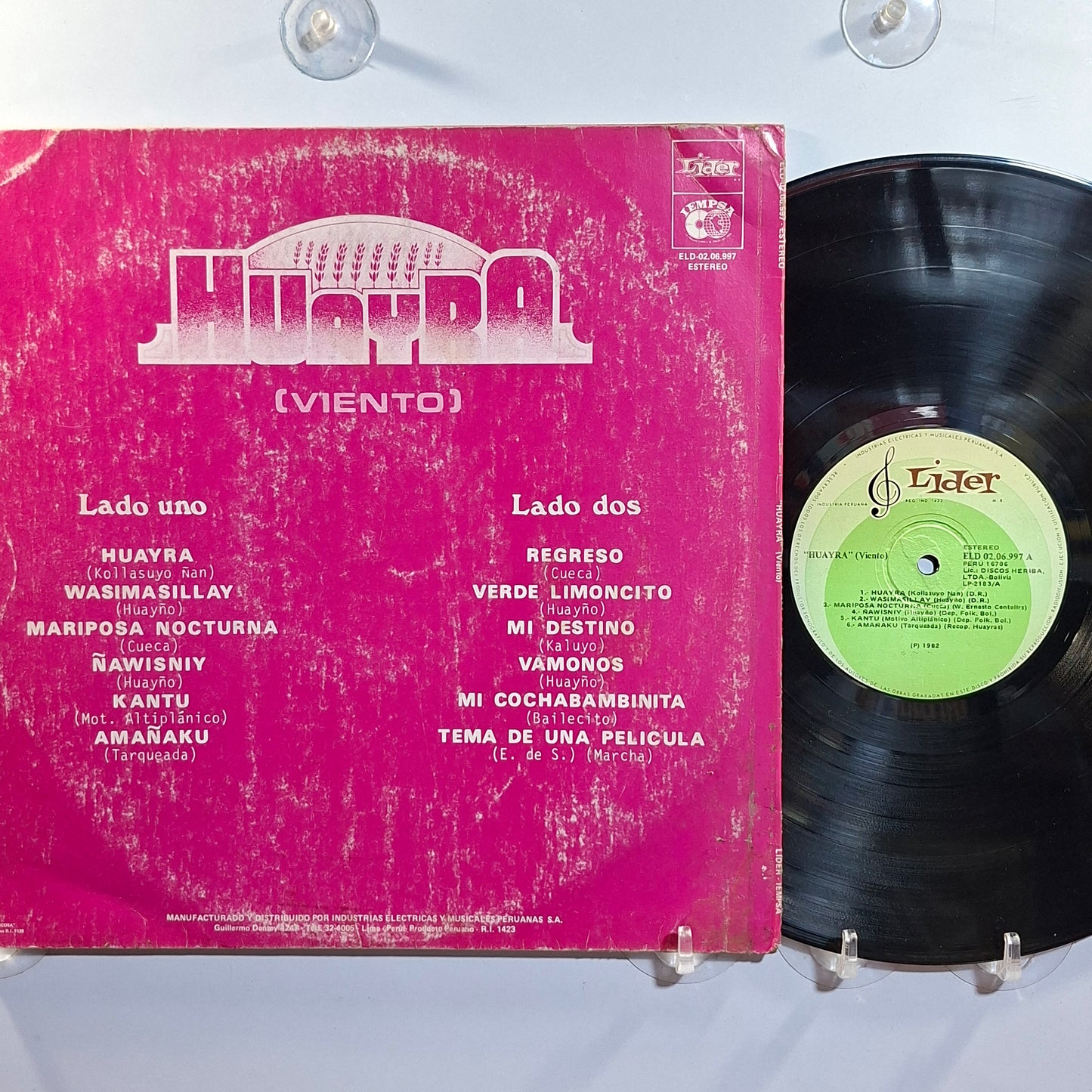 lp Huayra Huayra made peru 1982 andean folk