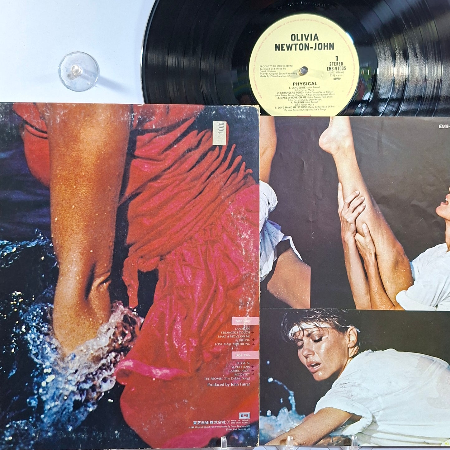 lp Olivia Newton John Physical made japon 1981 gatefold con insert pop rock