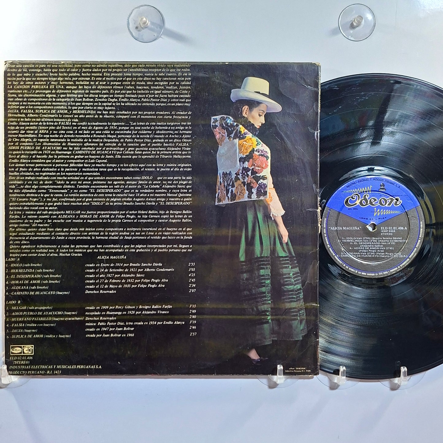 lp Alicia Maguiña Alicia Maguiña made peru 1976 huayno folk