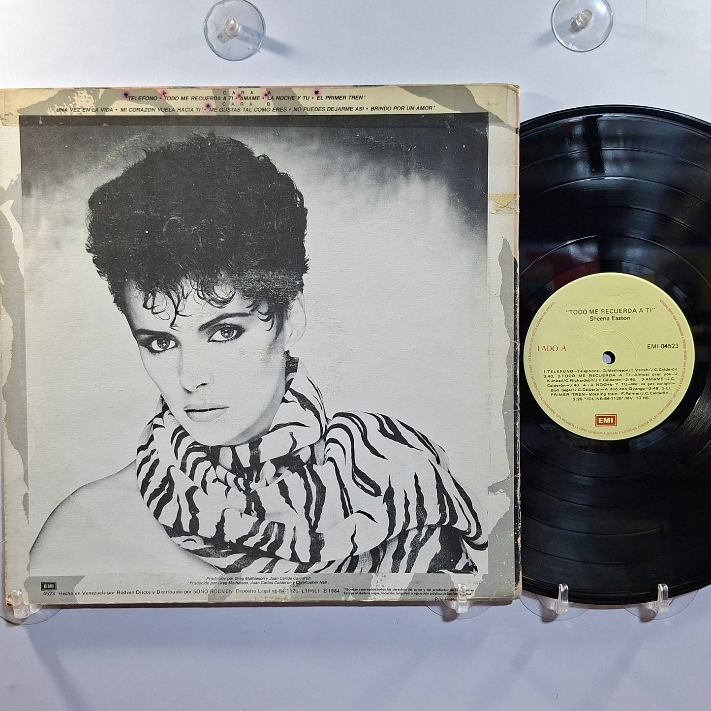 lp Sheena Easton Todo Me Recuerda A Ti (en español) made venezuela 1984 latin pop rock