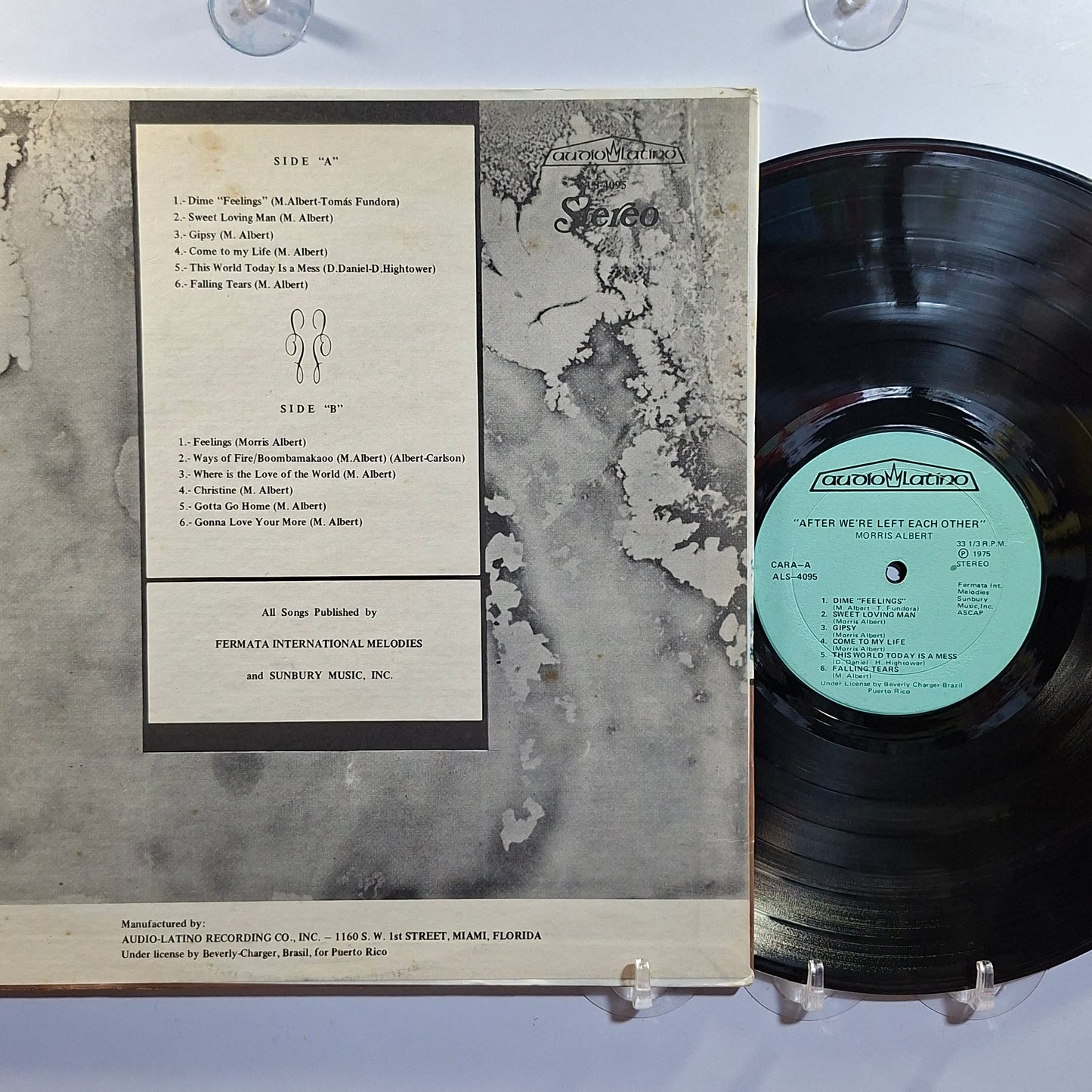 lp Morris Albert After We ve Left Each Other En Castellano made usa 1975 latin rock
