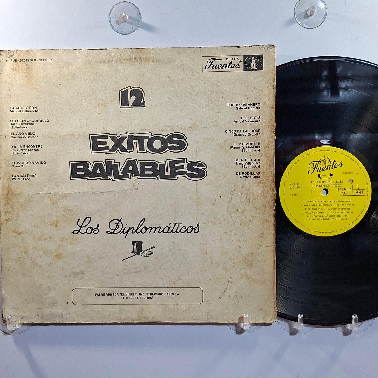 lp Los Diplomaticos 12 Exitos Bailables made peru 1979 latin cumbia