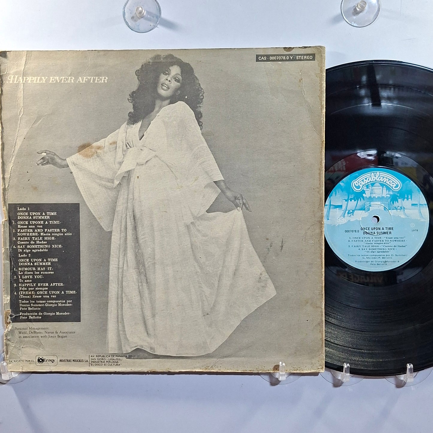 lp Donna Summer Once Upon A Time made peru 1977 pop disco