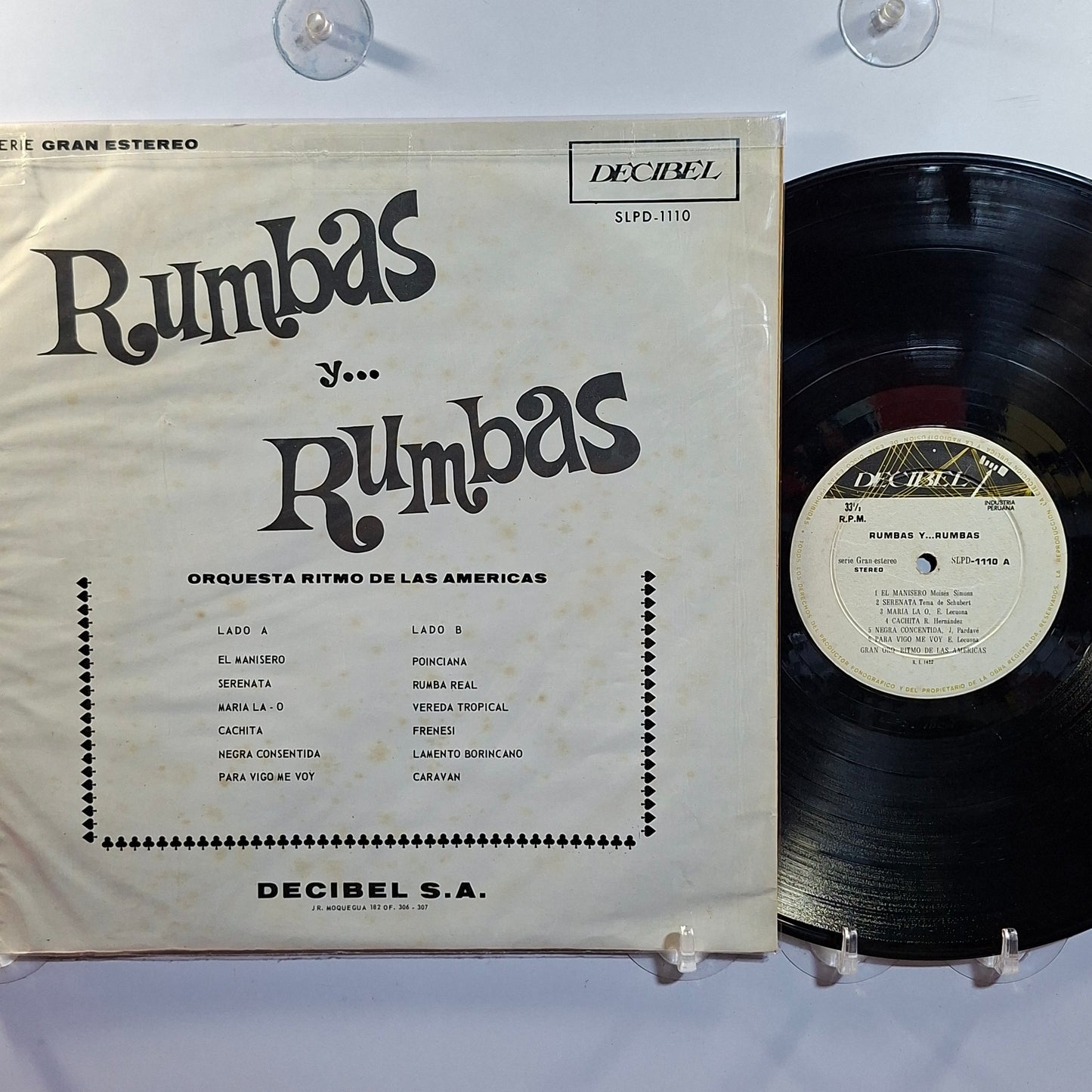 lp Gran Orquesta Ritmo De Las Americas Rumbas Y Rumbas made peru 1970 latin rumba