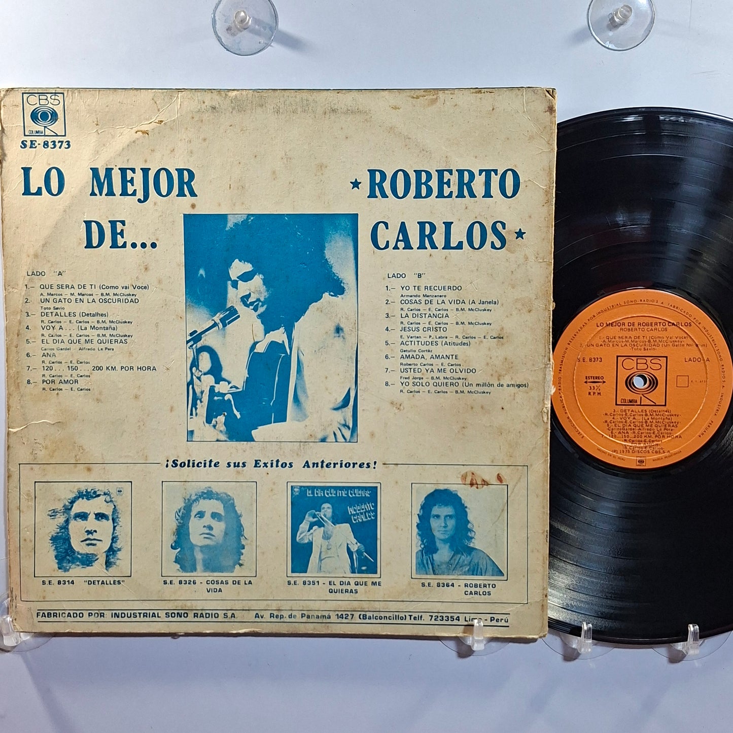 lp roberto carlos lo mejor de roberto carlos made peru 1975 balada latin