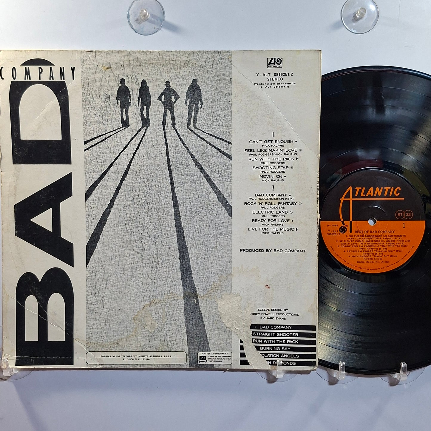 lp Bad Company Best Of Bad Company made peru 1986 hard rock