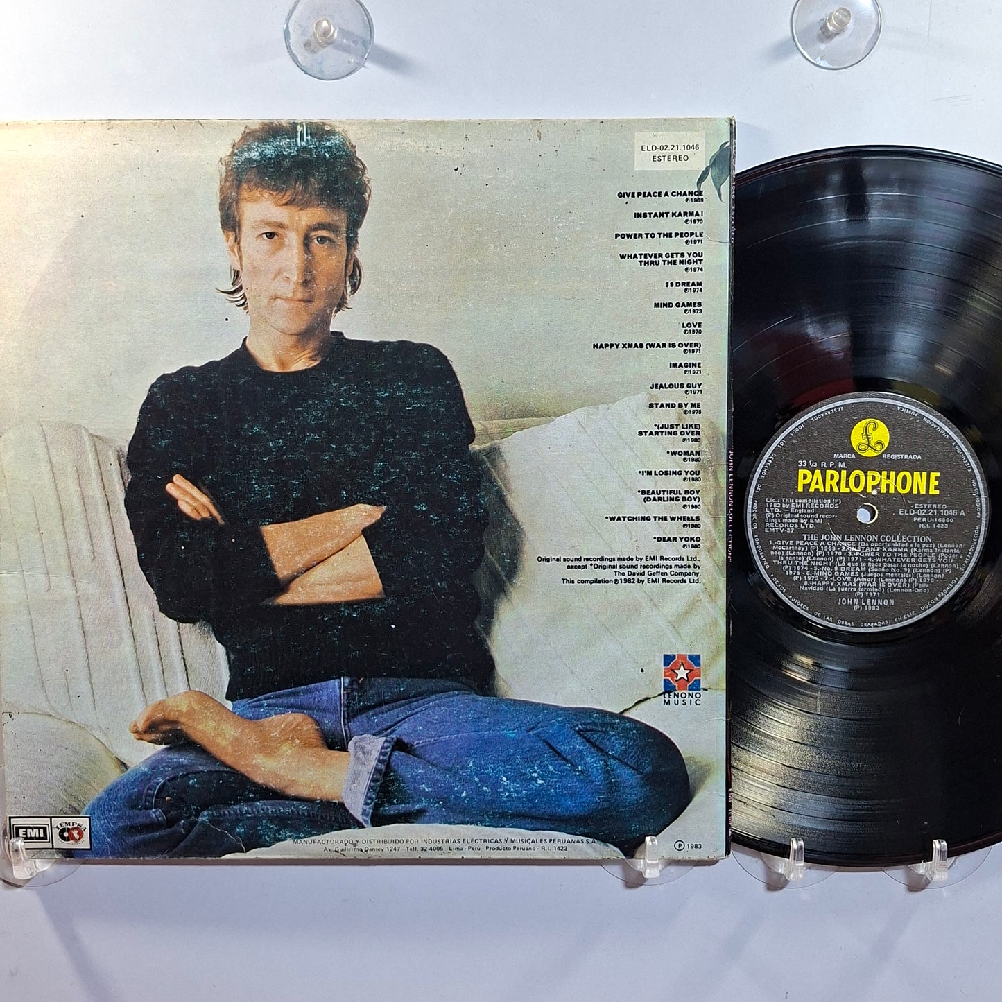 lp John Lennon The John Lennon Collection made peru 1983 rock
