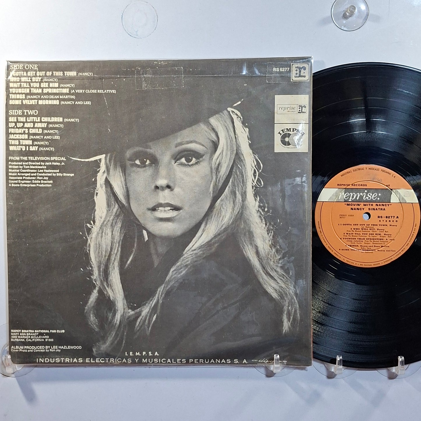 lp Nancy Sinatra Movin' With Nancy made peru 1984 pop