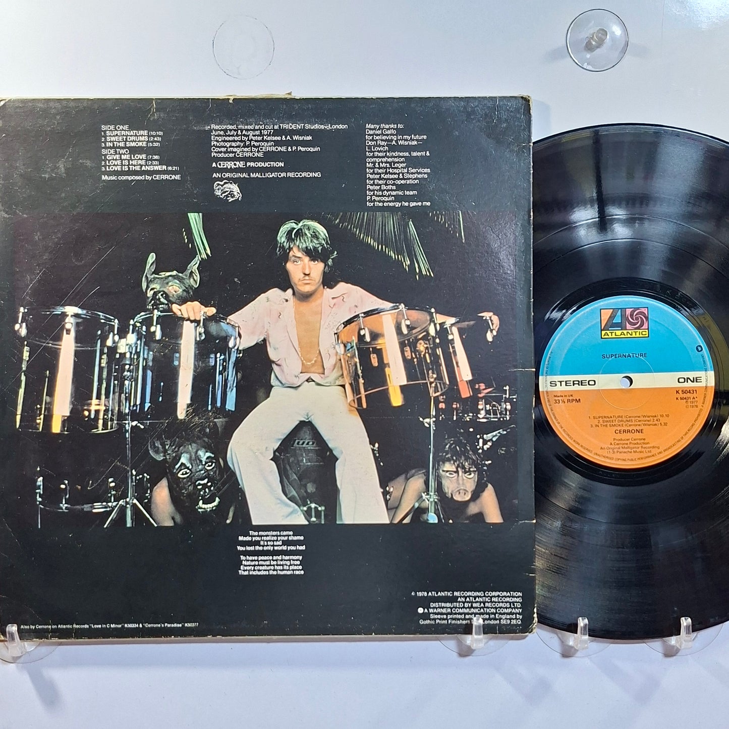 lp Cerrone Cerrone 3 Supernature made inglaterra 1977 electronic disco