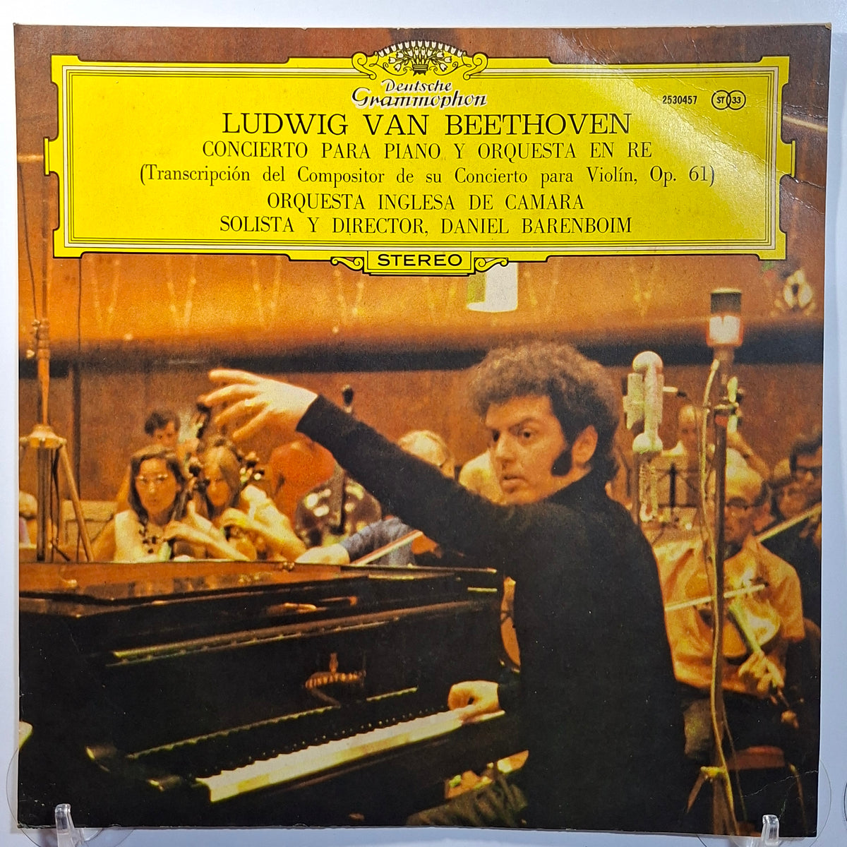 lp Daniel Barenboim Beethoven Piano Concerto In D Major Ubertragung Des Violinkonzertes Op 61 made colombia 1978 clasico