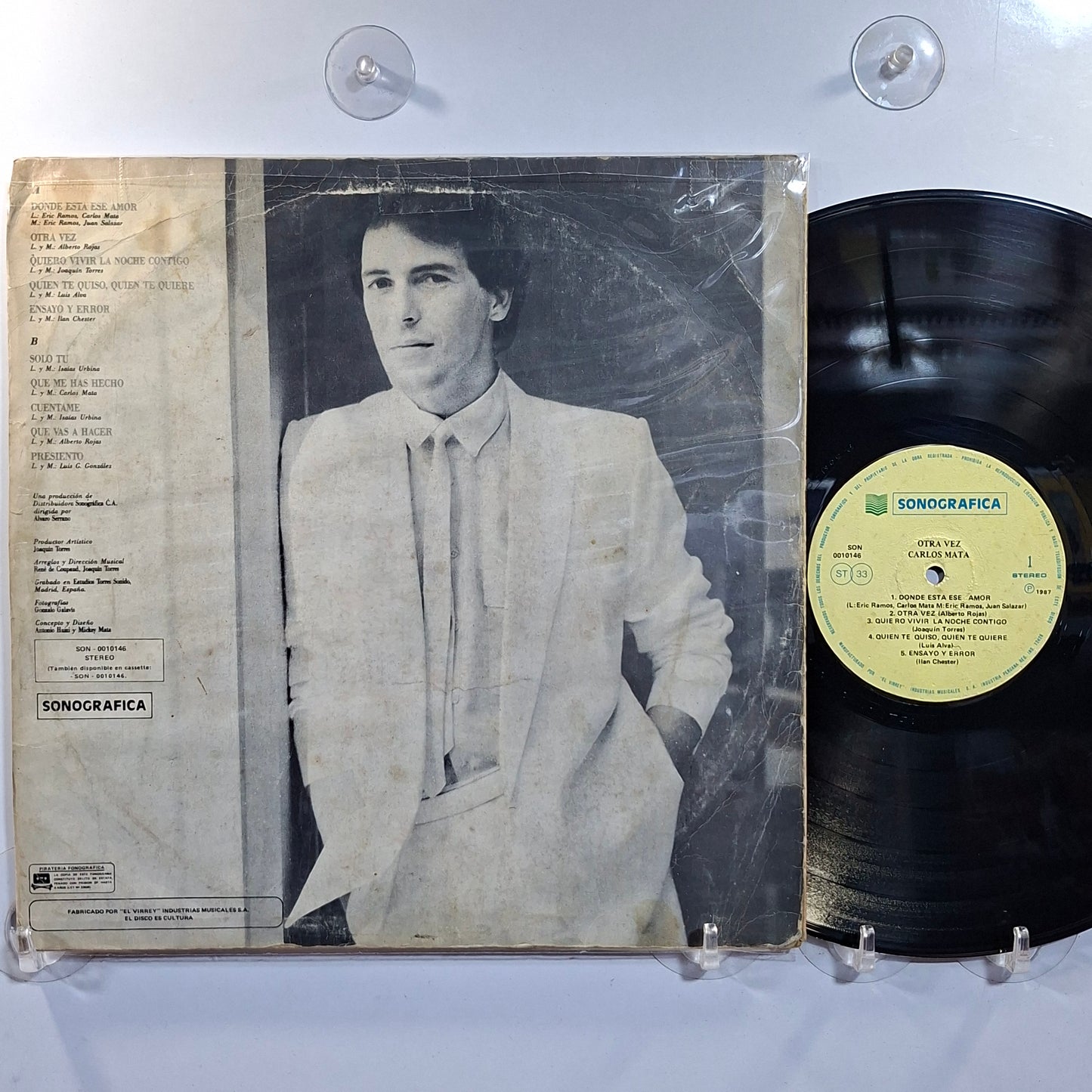 lp Carlos Mata Otra Vez made peru 1987 latin pop