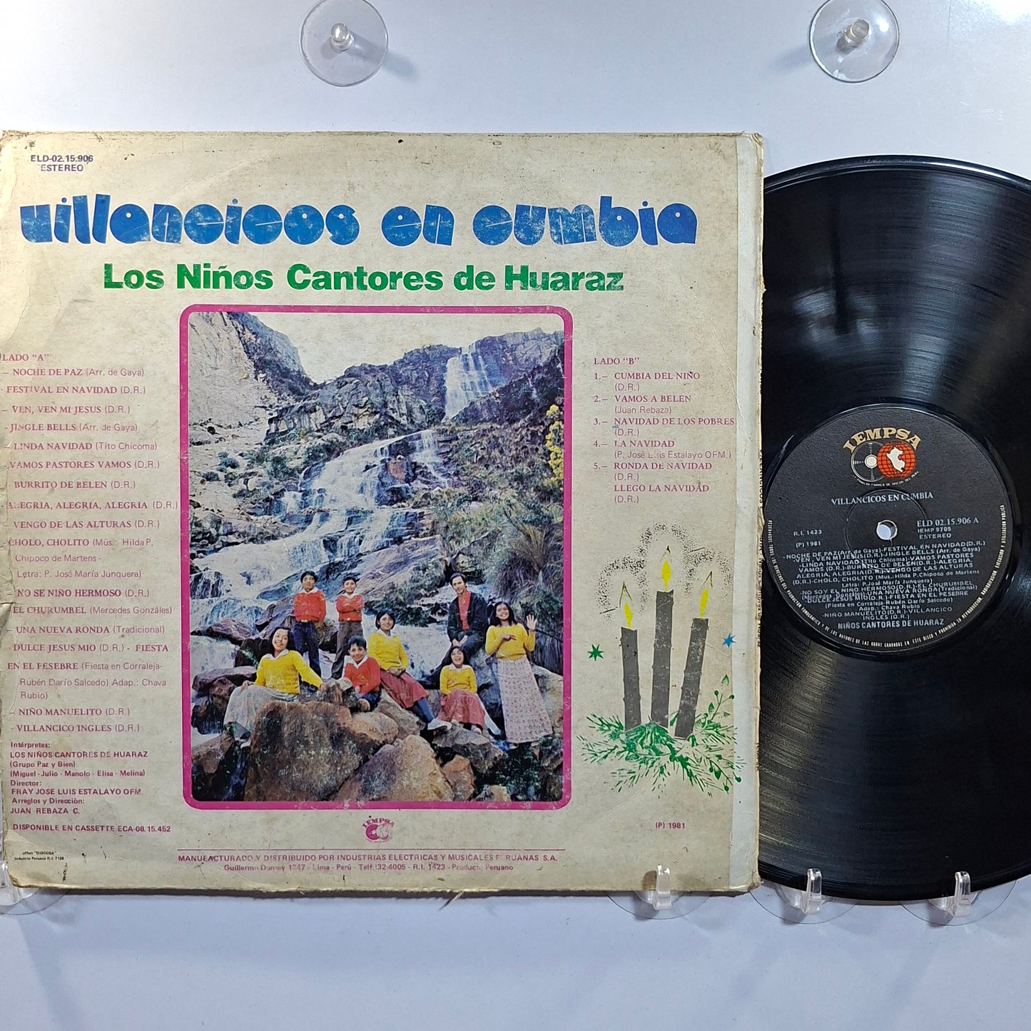 lp Los Niños Cantores De Huaraz Villancicos En Cumbia made peru 1981 villancicos