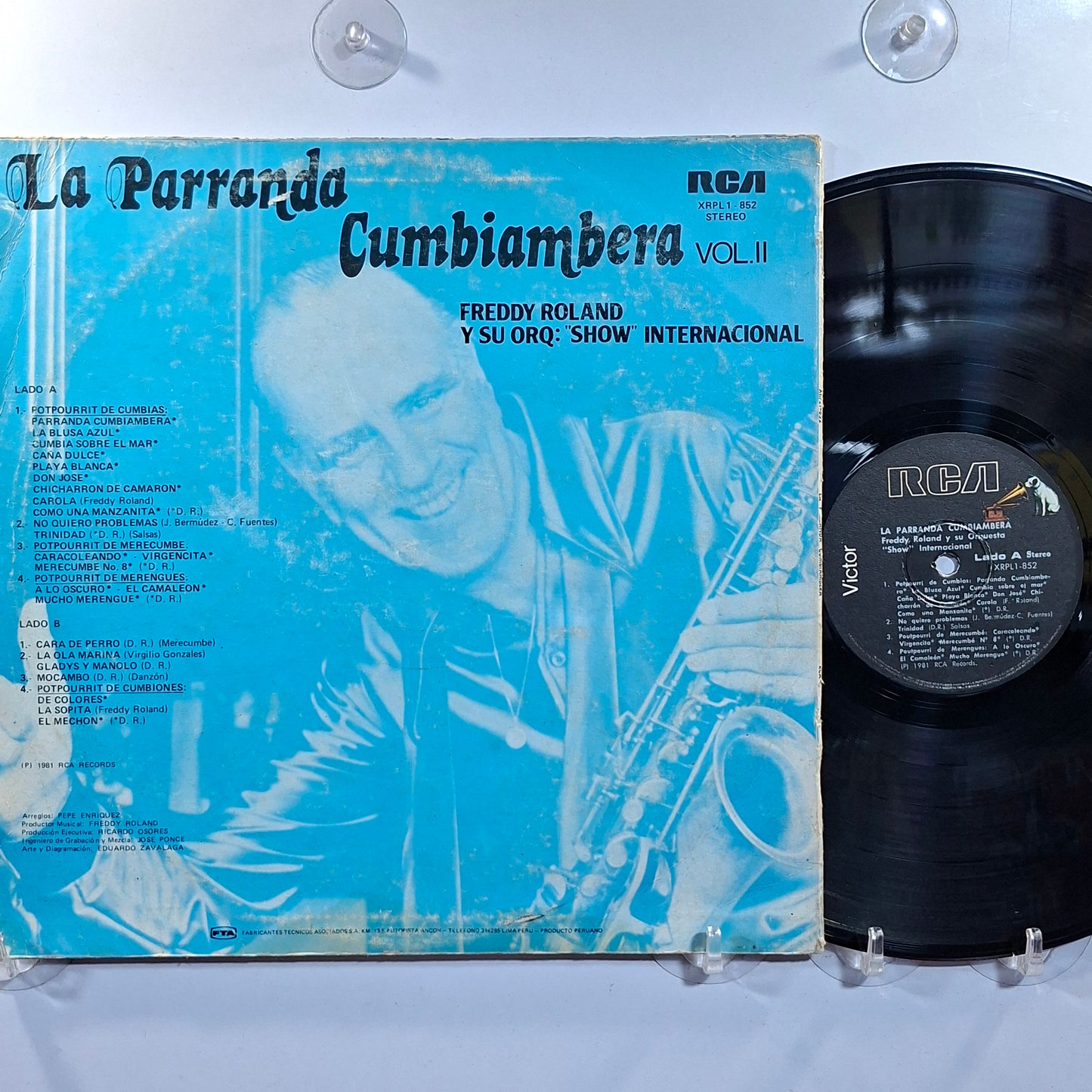 lp Freddy Roland La Parranda Cumbiambera vol 2 made peru 1981 salsa cumbia
