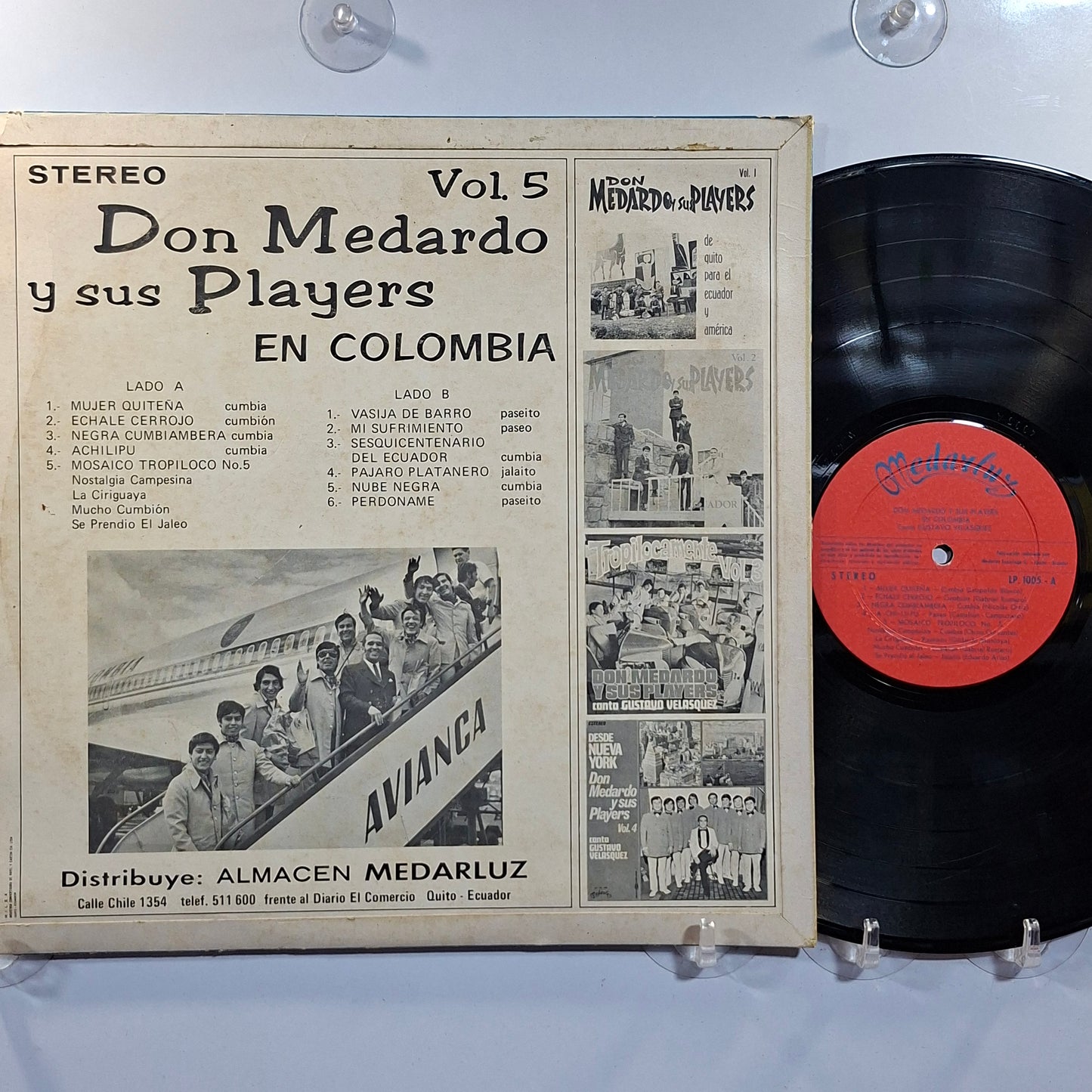 lp Don Medardo y Sus Players En Colombia vol 5 made ecuador 1971 latin cumbia