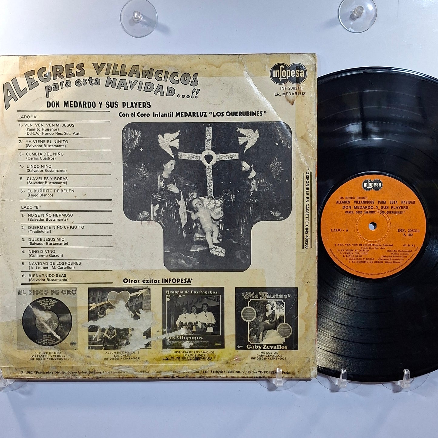 lp Don Medardo Y Sus Players Alegres Villancicos Para Esta Navidad Volumen 23 made peru 1982 cumbia villancicos