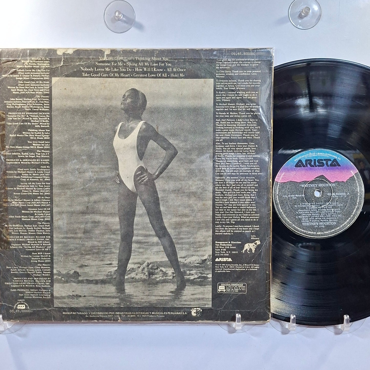 lp Whitney Houston Whitney Houston made peru 1986 electronic pop