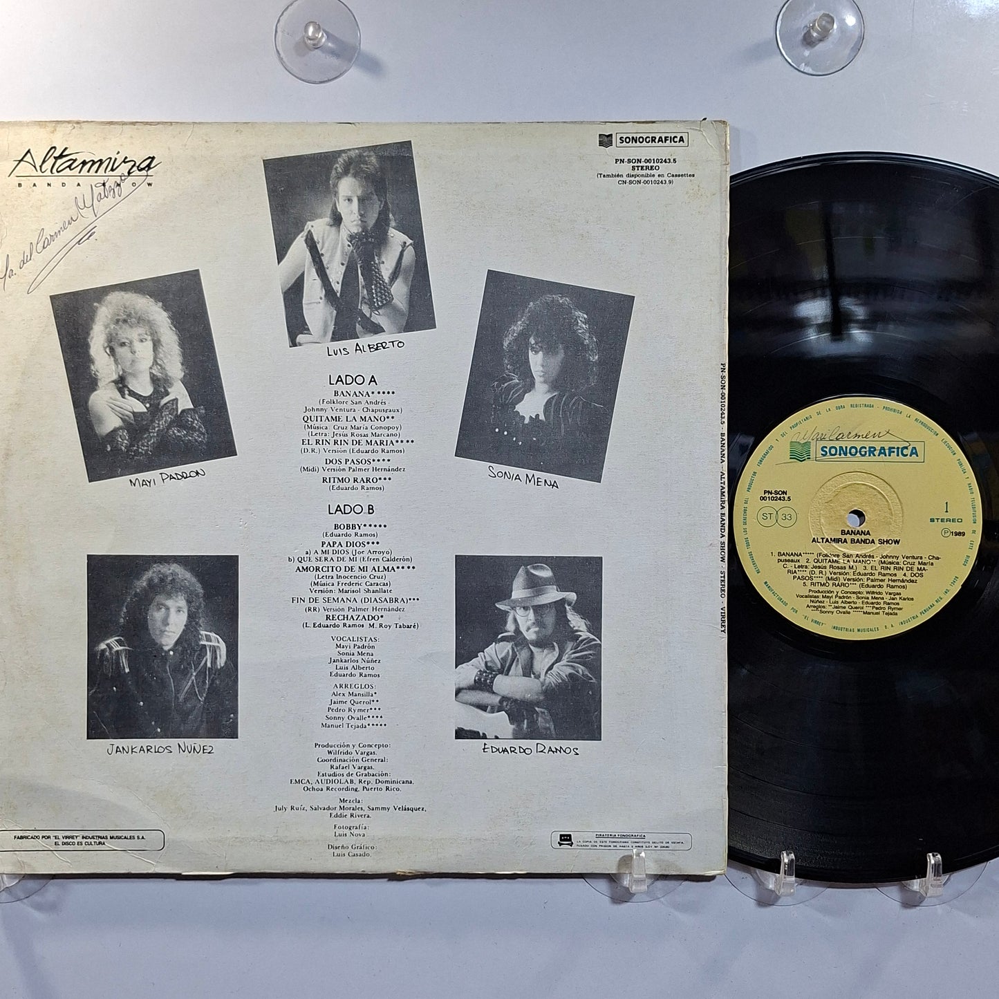 lp Altamira Banda Show Banana made peru 1989 latin funk soul