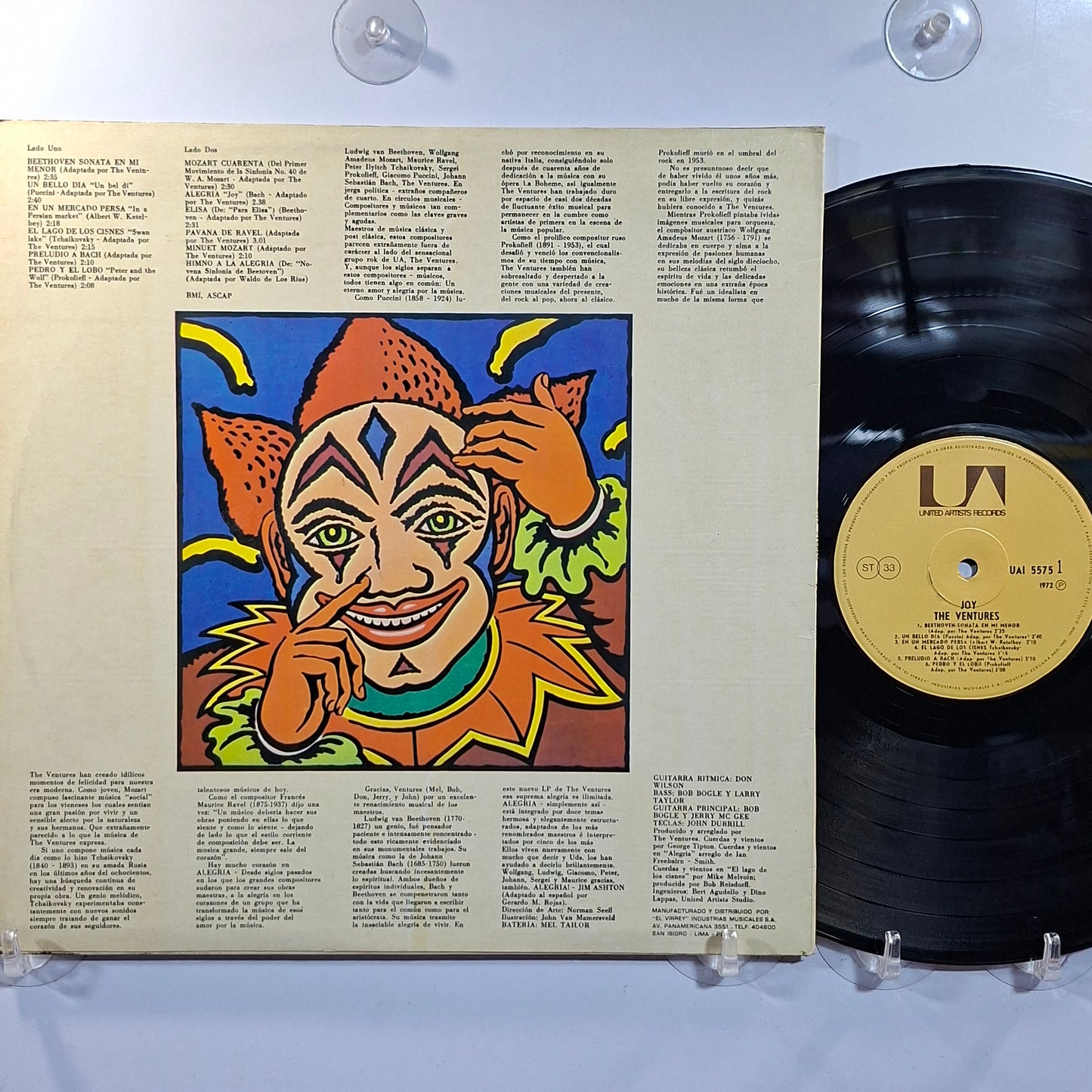 lp the ventures joy alegria made peru 1972 pop