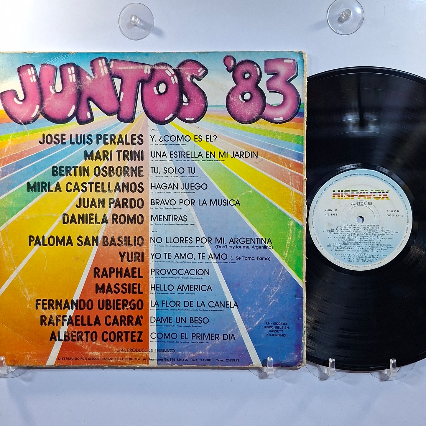 lp juntos 83 yuri daniela romo mari trini raphael made peru 1983 latin