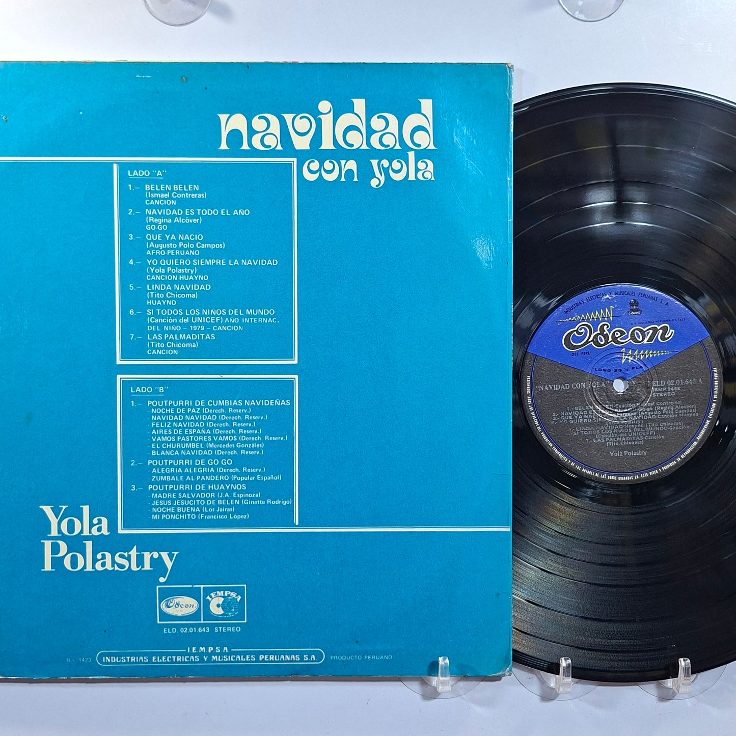 lp Yola Polastri Navidad Con Yola made peru 1978 infantil