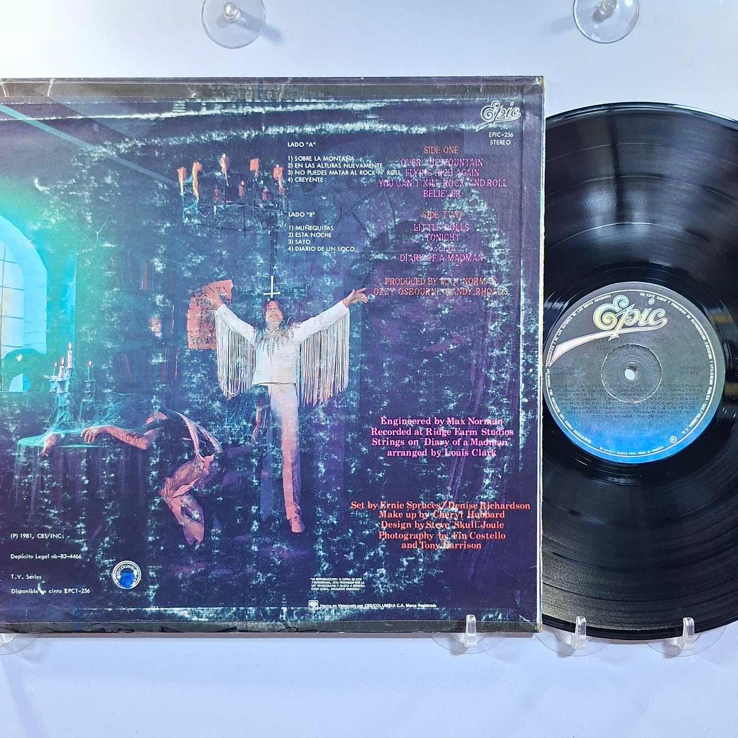 lp Ozzy Osbourne Diary Of A Madman made venezuela 1983 Heavy Metal rock