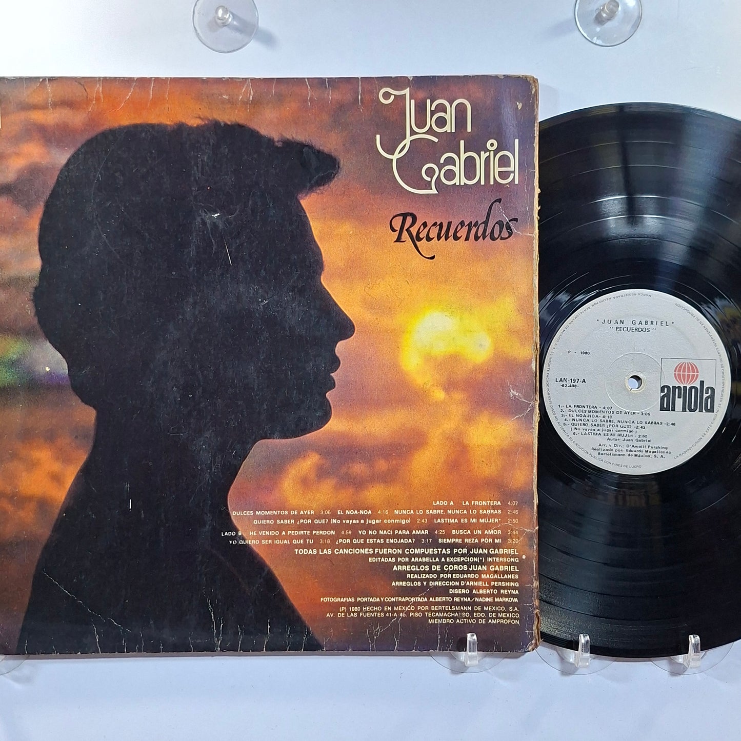 lp juan gabriel recuerdos made mexico 1980 gatefold latin pop