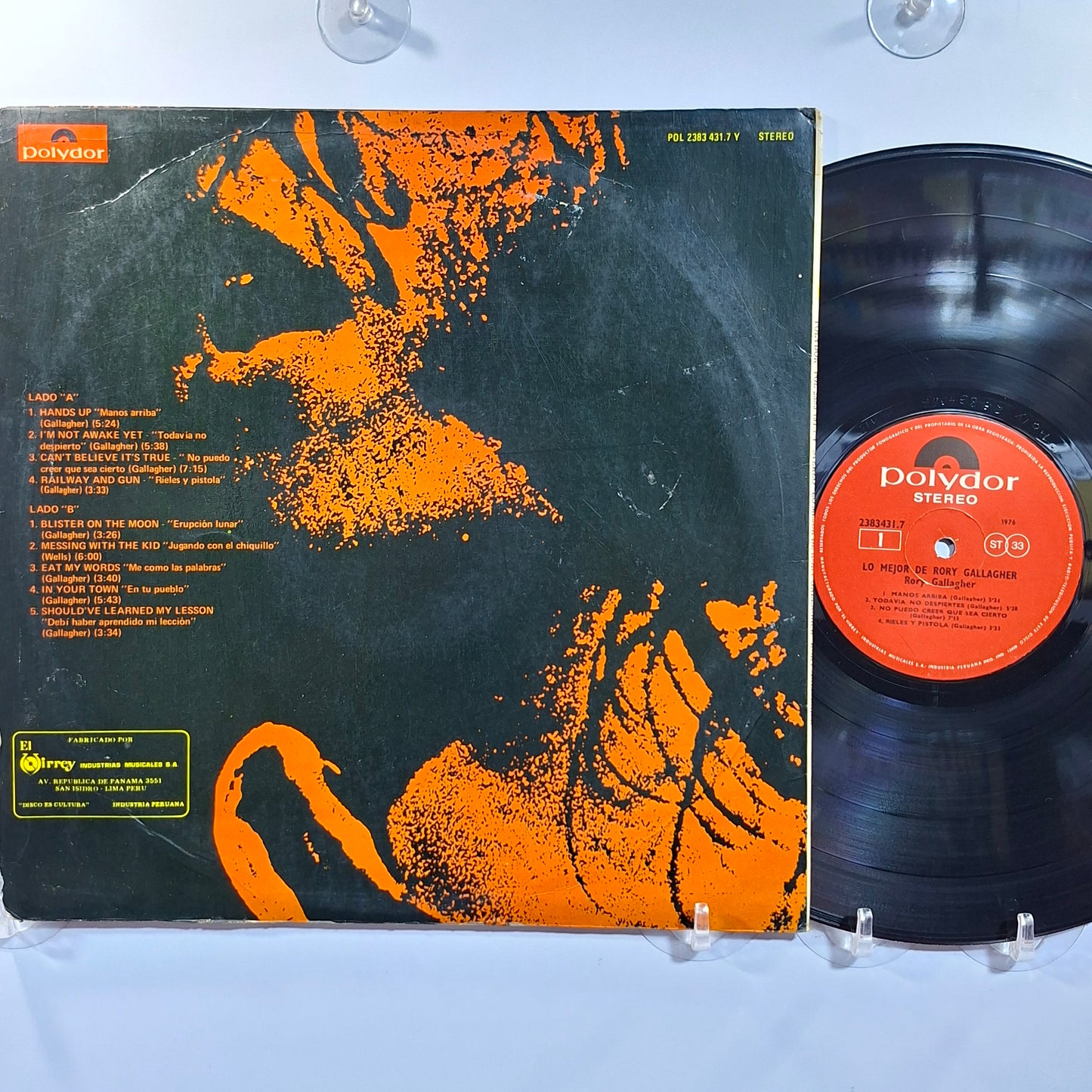 lp Rory Gallagher Lo Mejor De Rory Gallagher made peru 1976 blues rock