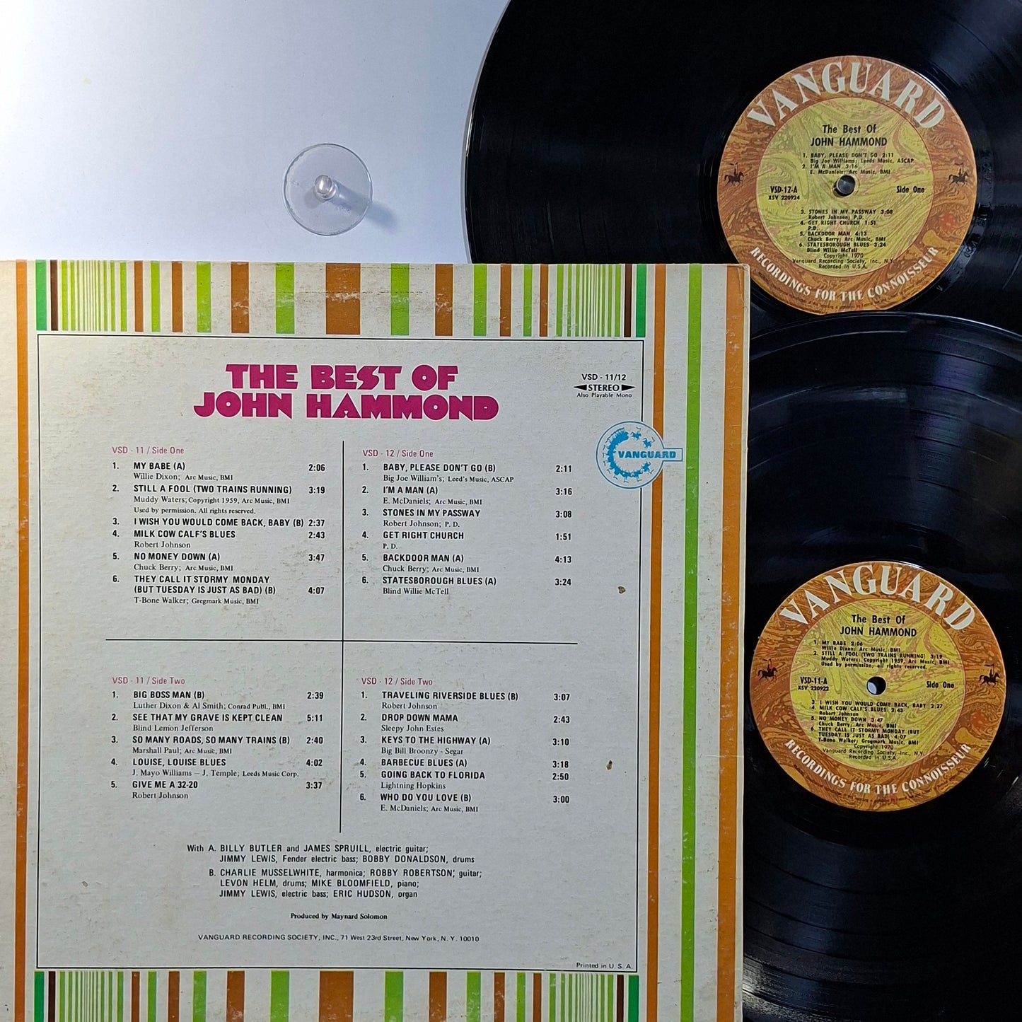 x2 lp John Hammond The Best Of John Hammond made usa 1970 gatefold blues rock