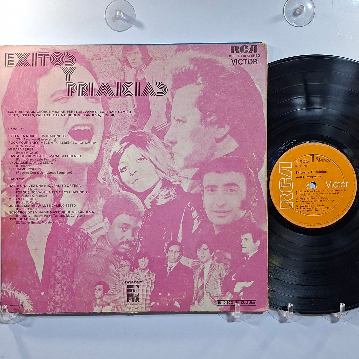 lp Exitos y Primicias los iracundos camilo sesto palito ortega varios made peru 1980 latin pop rock