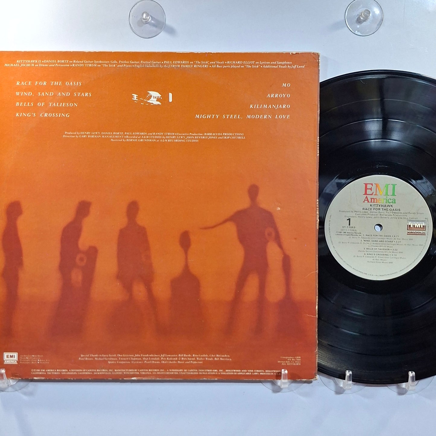 lp Kittyhawk Race For The Oasis made usa 1981 Electronic Jazz Funk