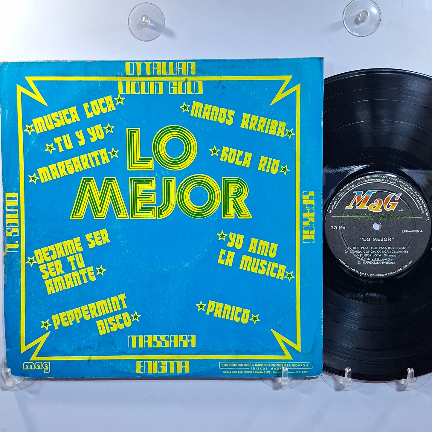 lp lo mejor varios ottawan enigma spargo massara made peru pop disco