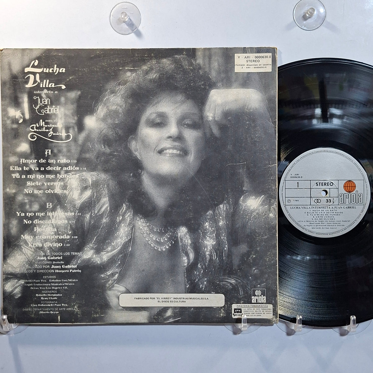 lp Lucha Villa Lucha Villa interpreta a Juan Gabriel made peru 1985 ranchera folk